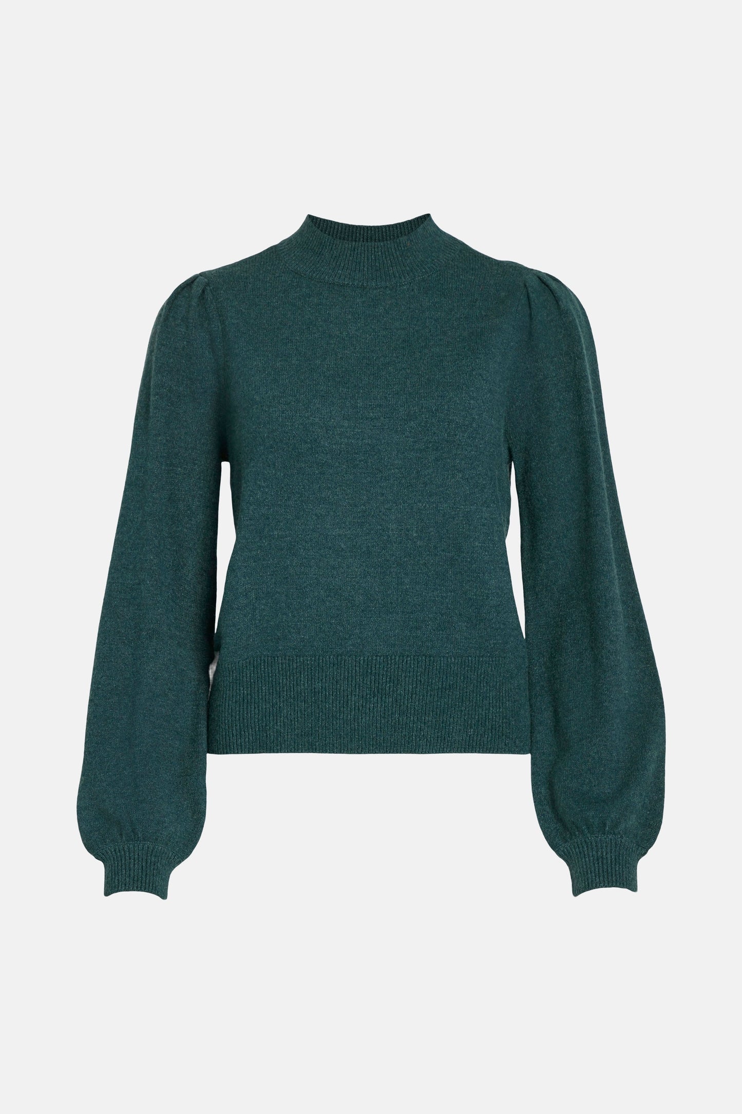 Groene Trui met Rolkraag