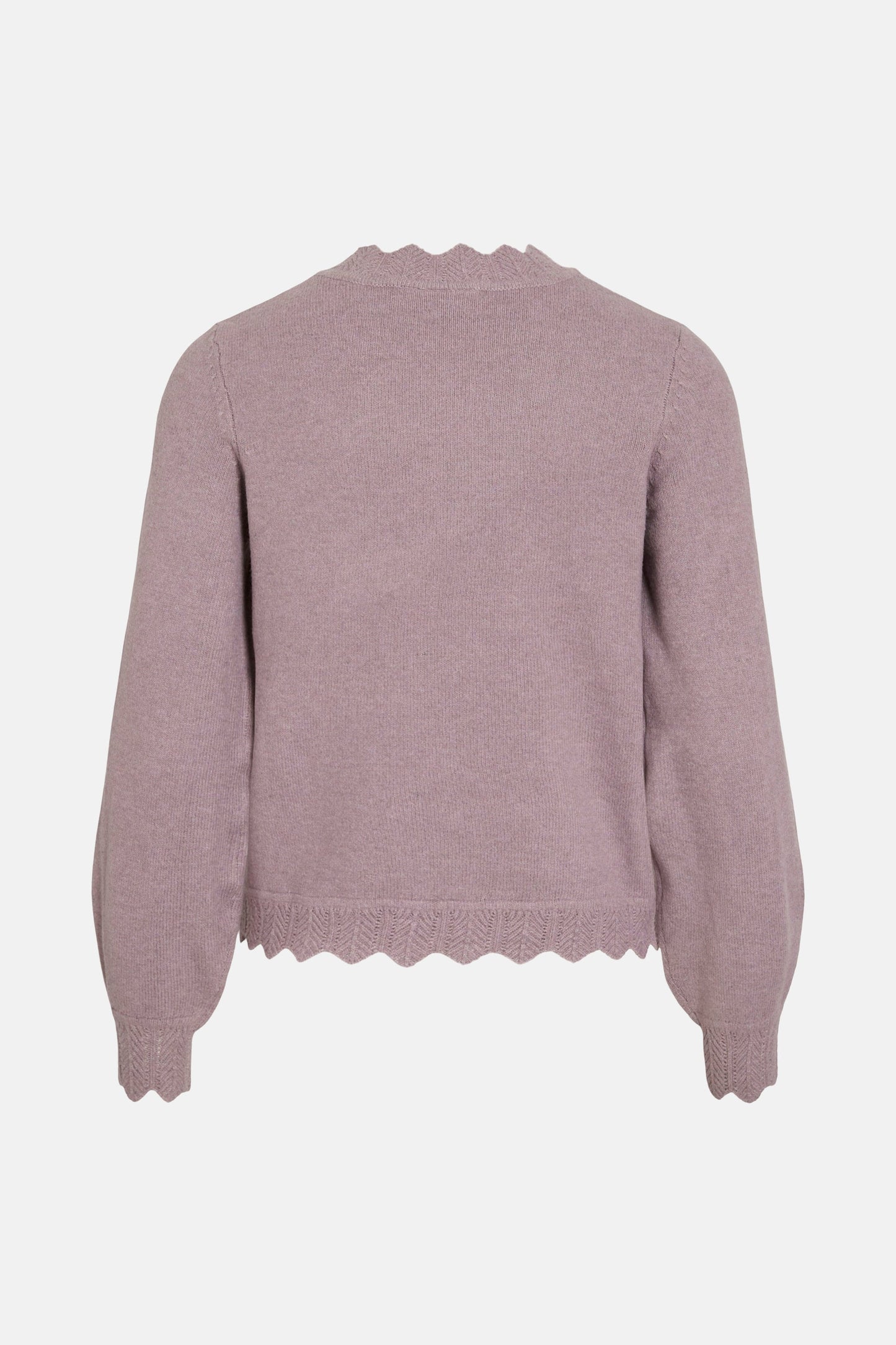 Pull met ronde hals - paars