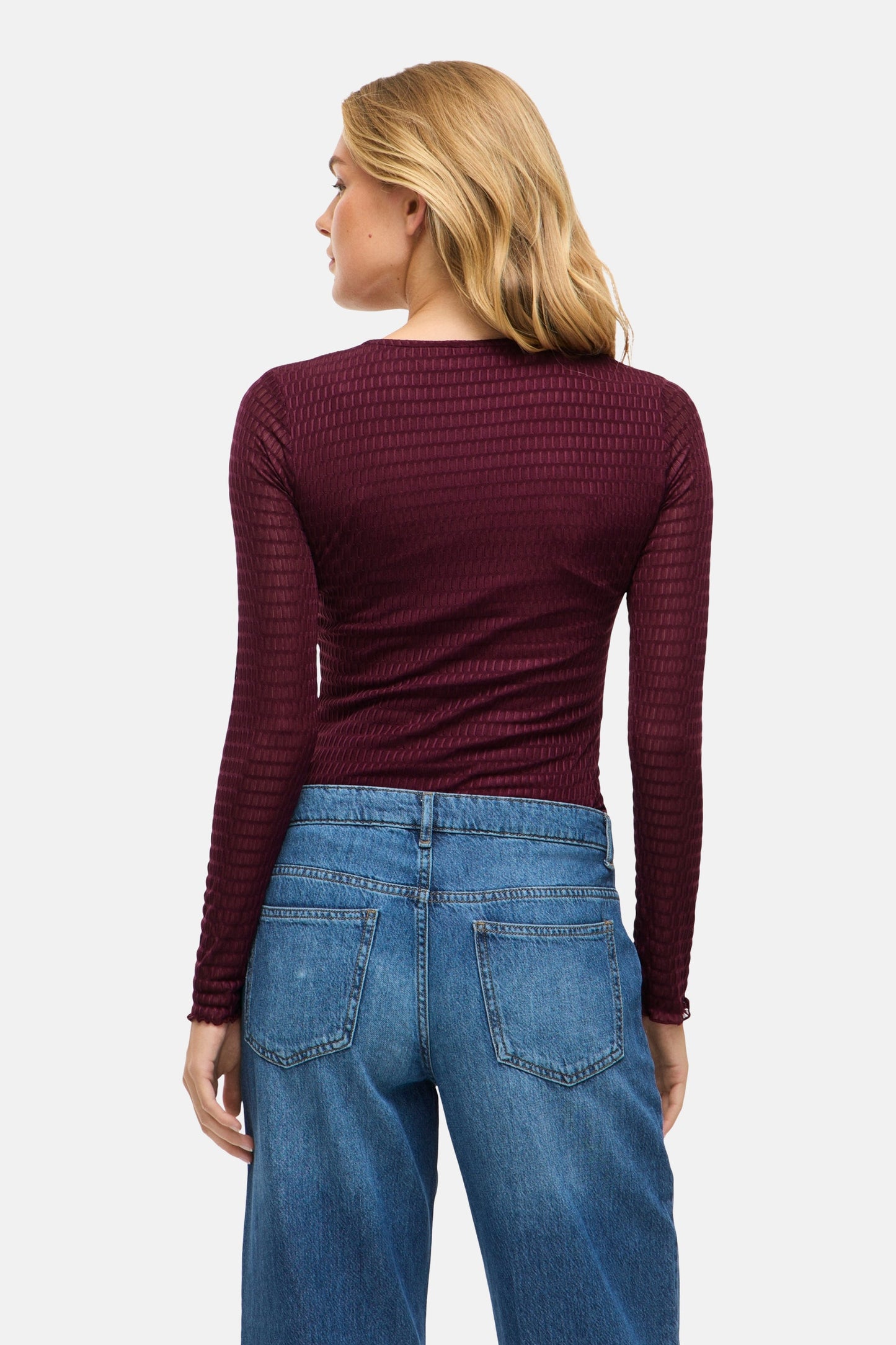 Lange Mouwen T-shirt - Paars