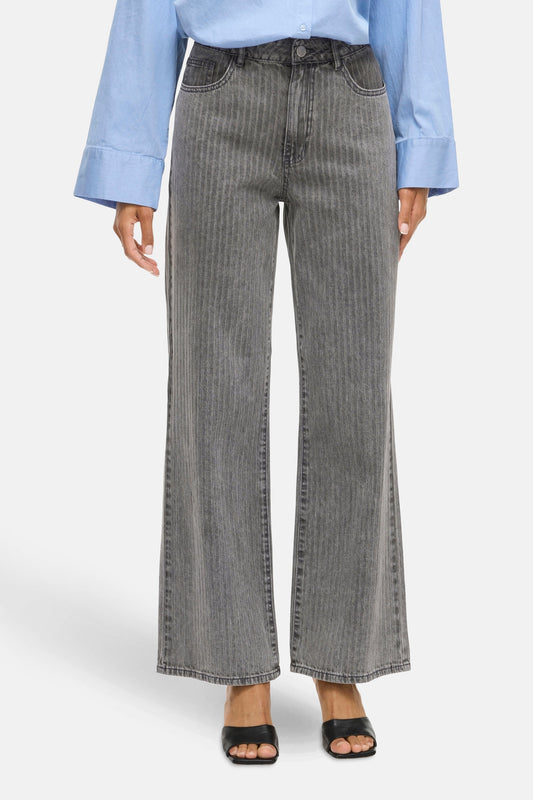 VIFREYA - donkergrijze denim