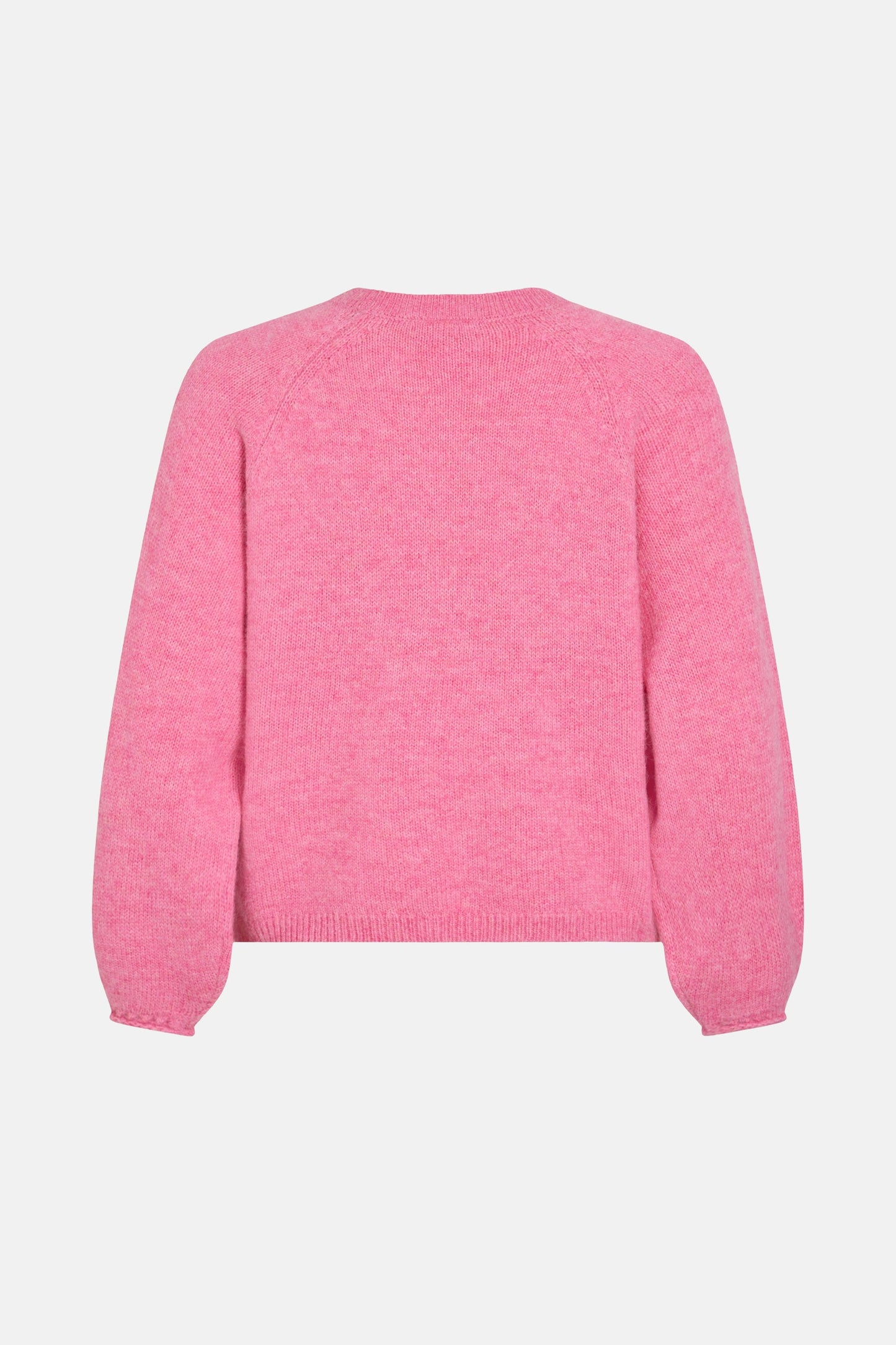 Pull met ronde hals - roze