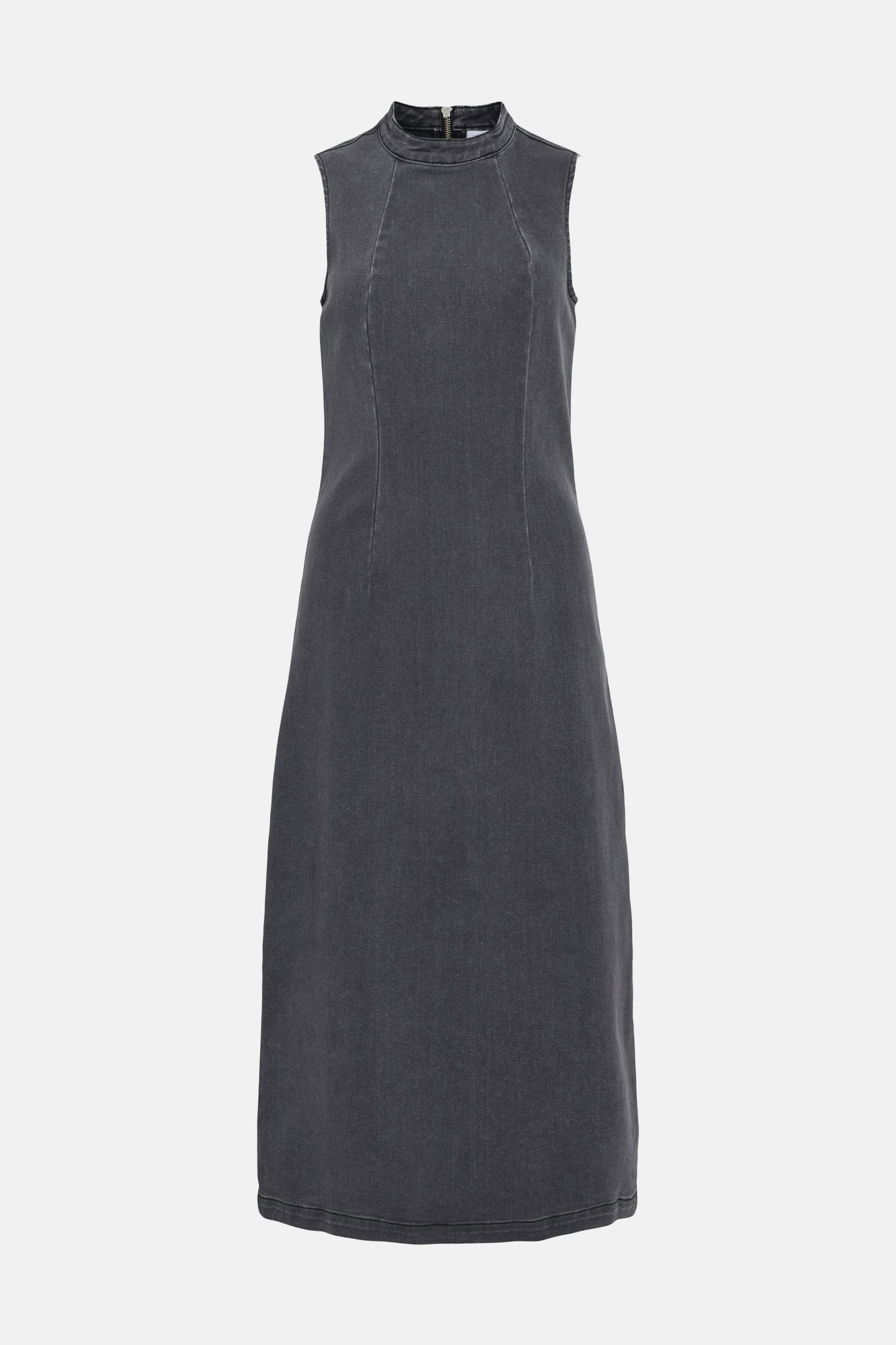 Mid Grey Denim Dress