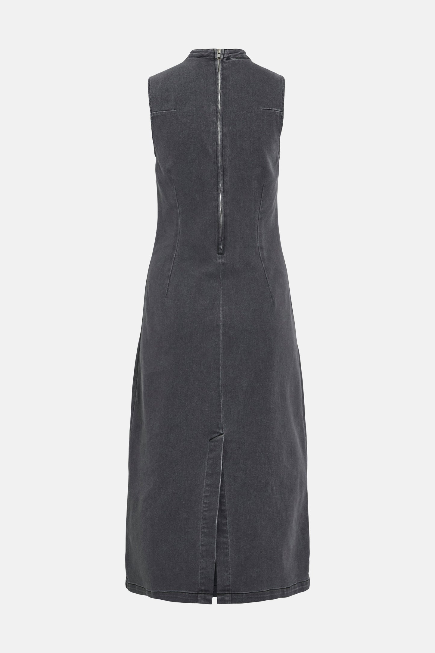 Mid Grey Denim Dress