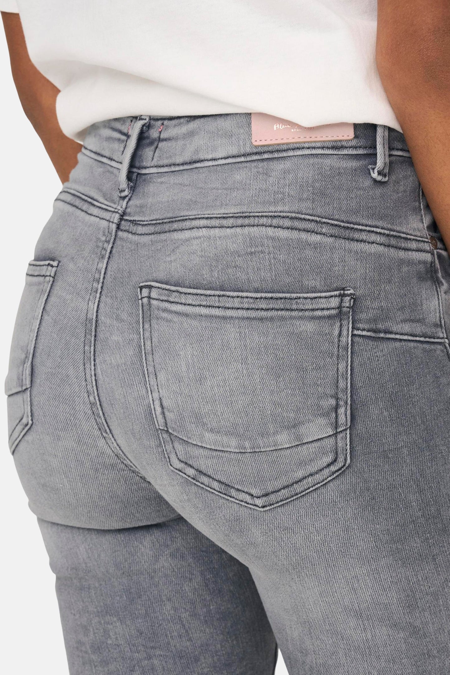 Lichtgrijze Denim Jeans