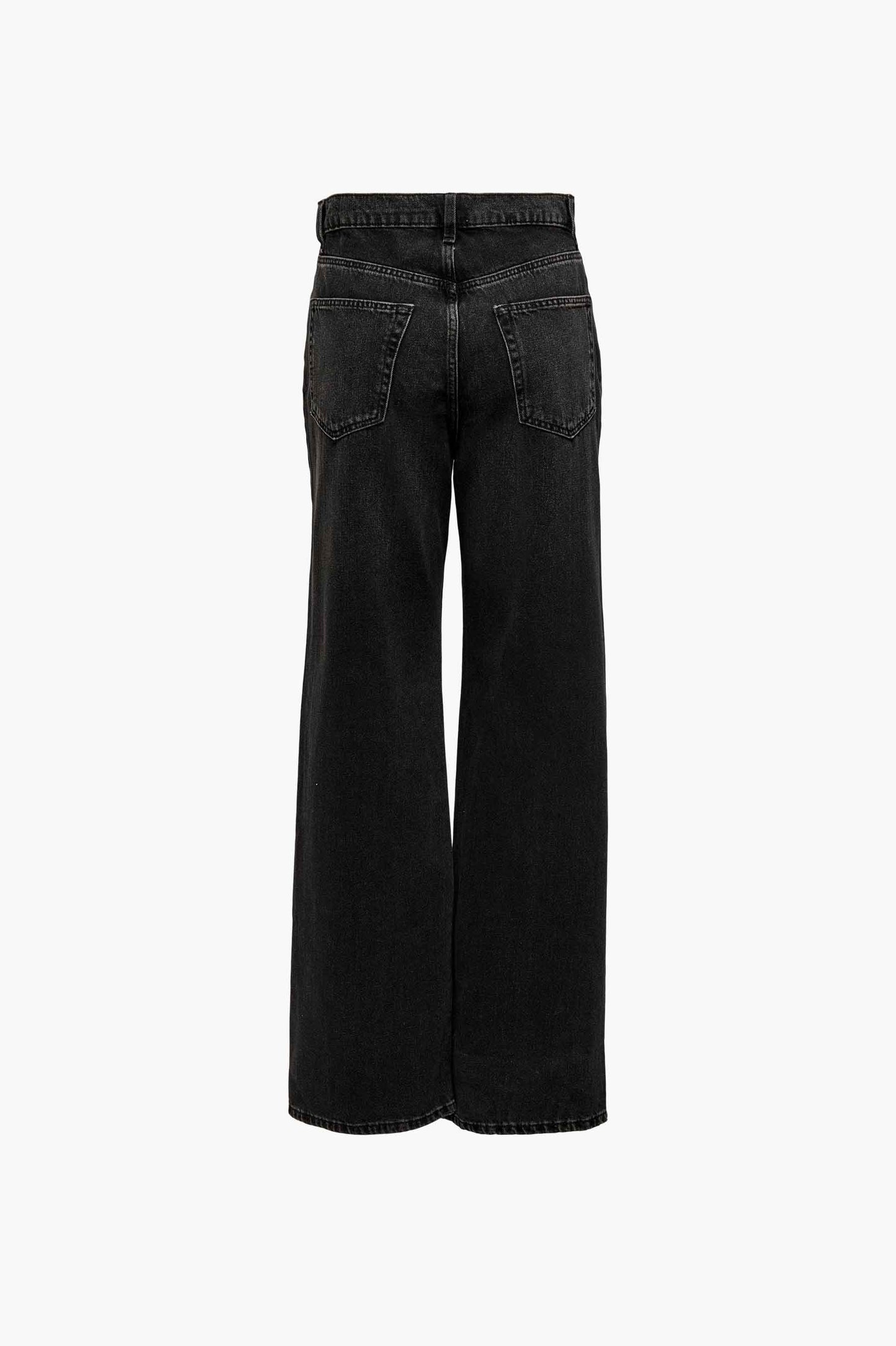 Donkergrijze Wijd Jeans van Denim