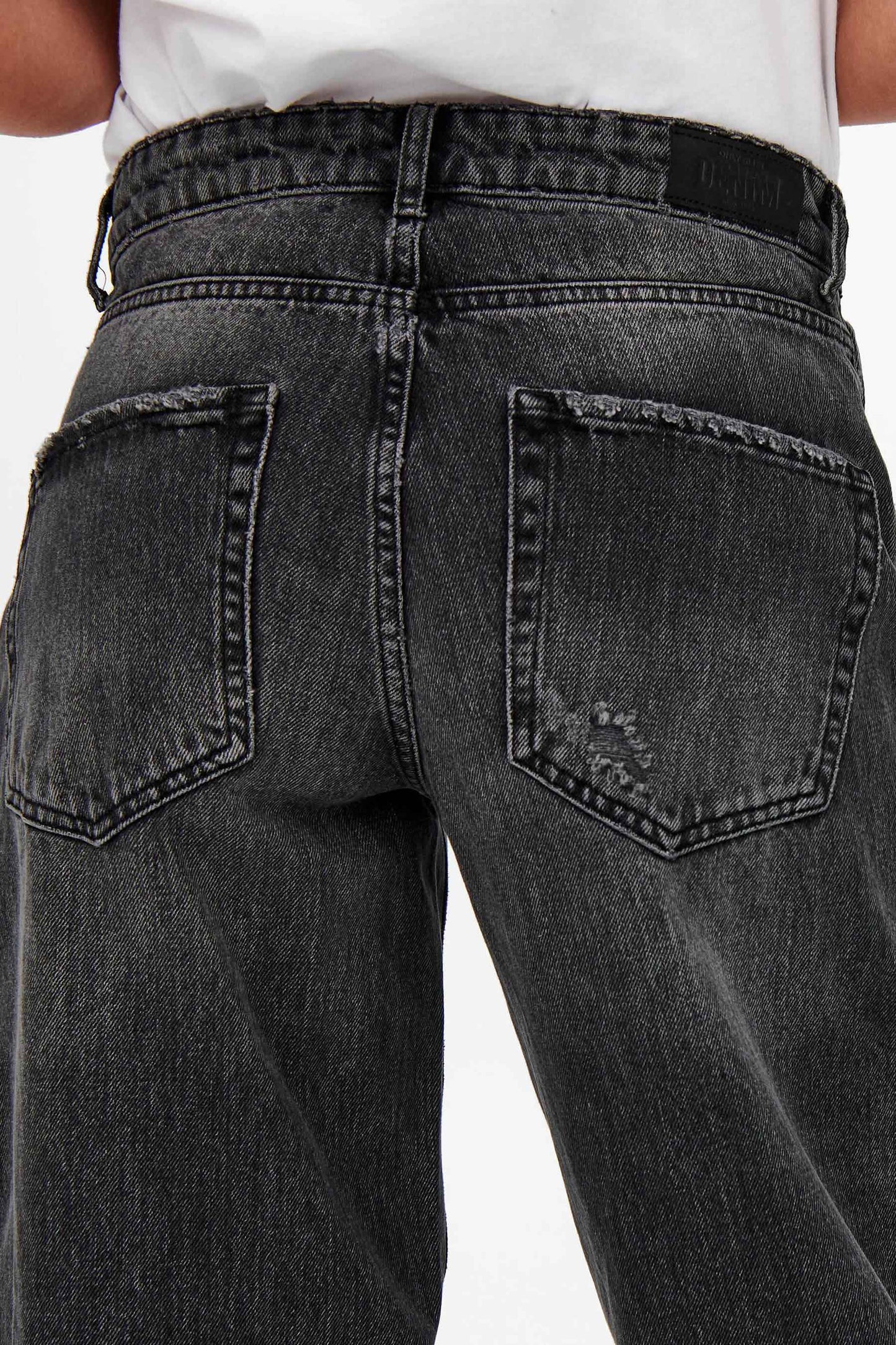 Zwarte Boyfriend Jeans