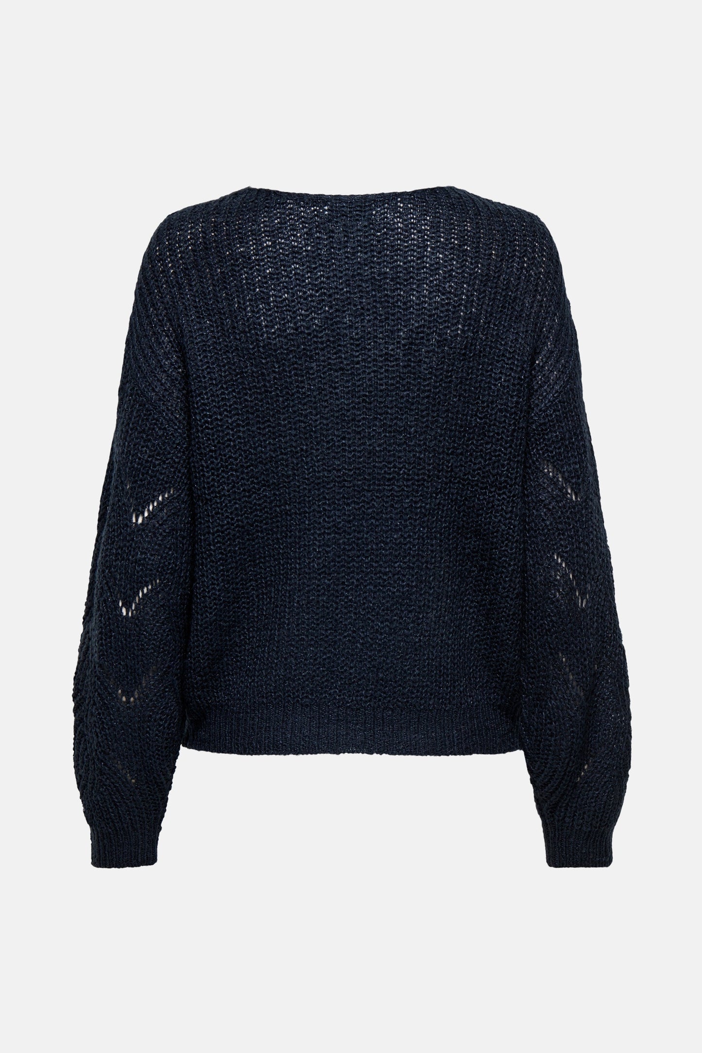 Blauwe V-hals Trui
