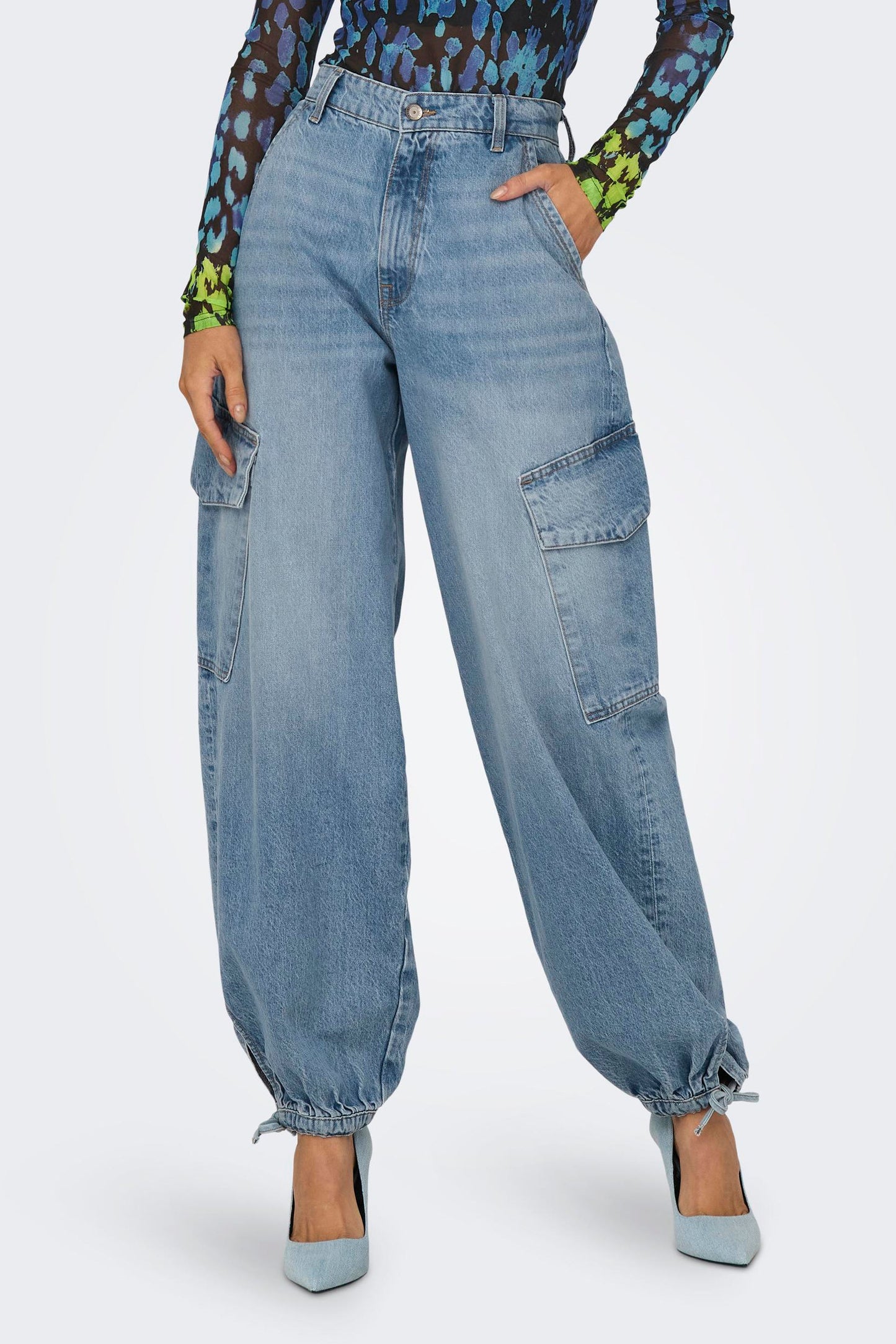 PERNILLE - Lichtblauwe Denim Jeans