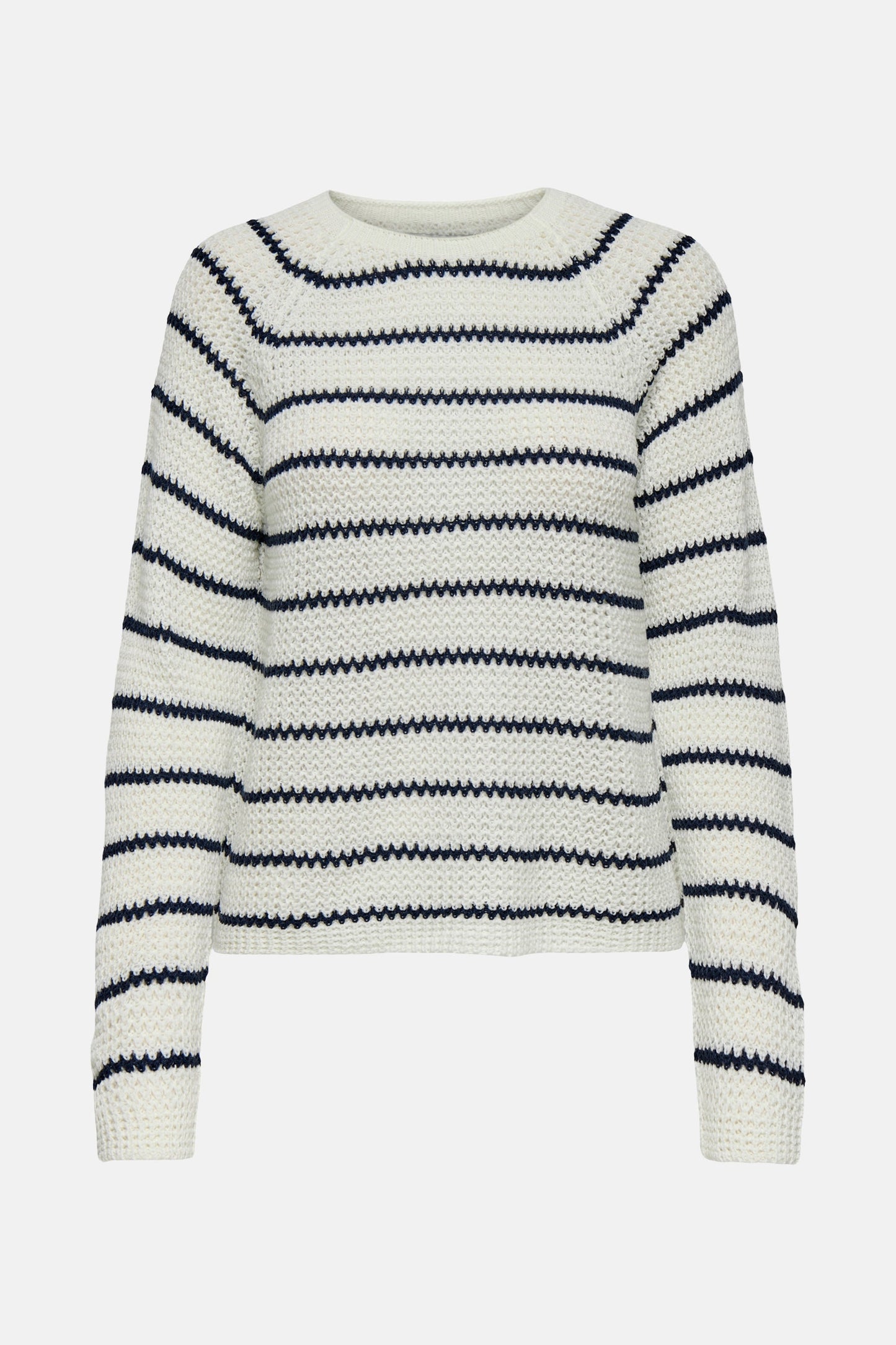 Ronde Hals Sweater - Wit