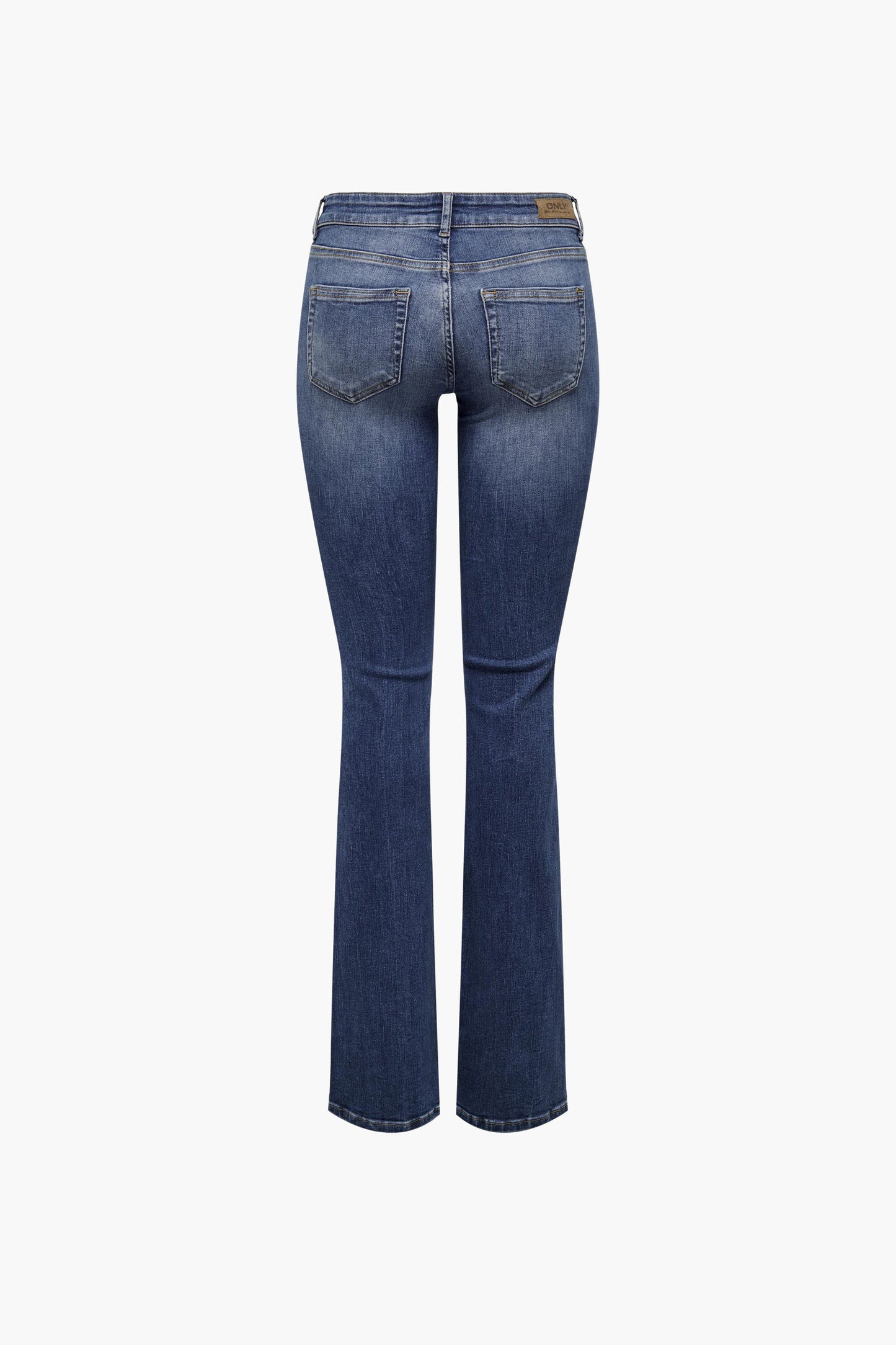 BLUSH FLARE - mid blauwe denim