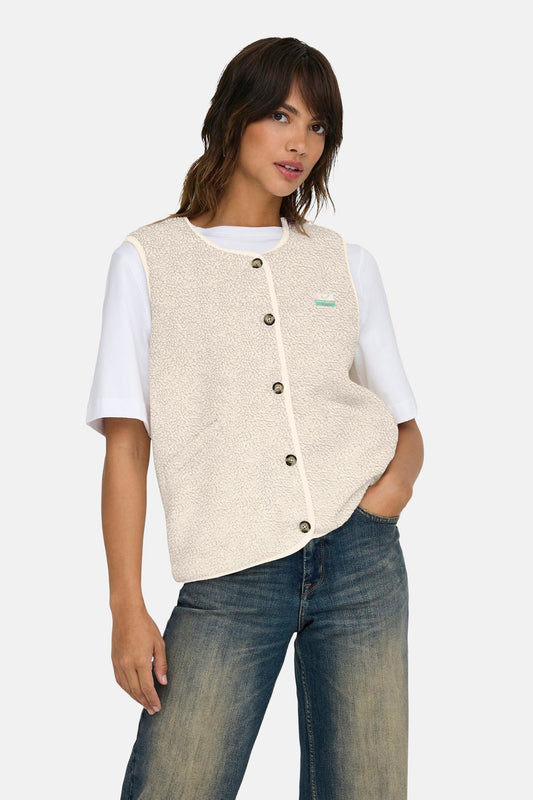 Bodywarmer ecru - ONLY®
