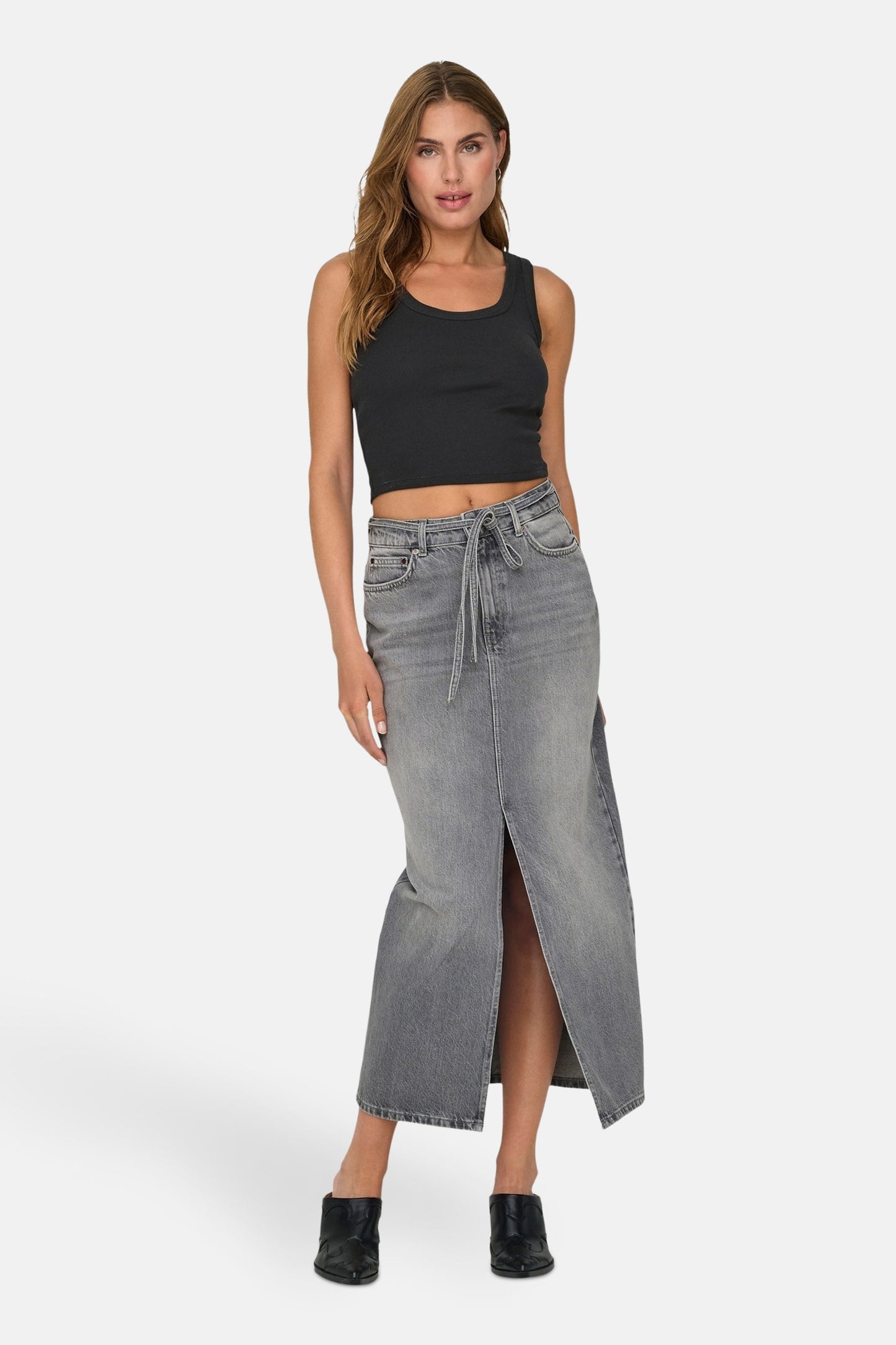 Rok - Midden Grijze Denim