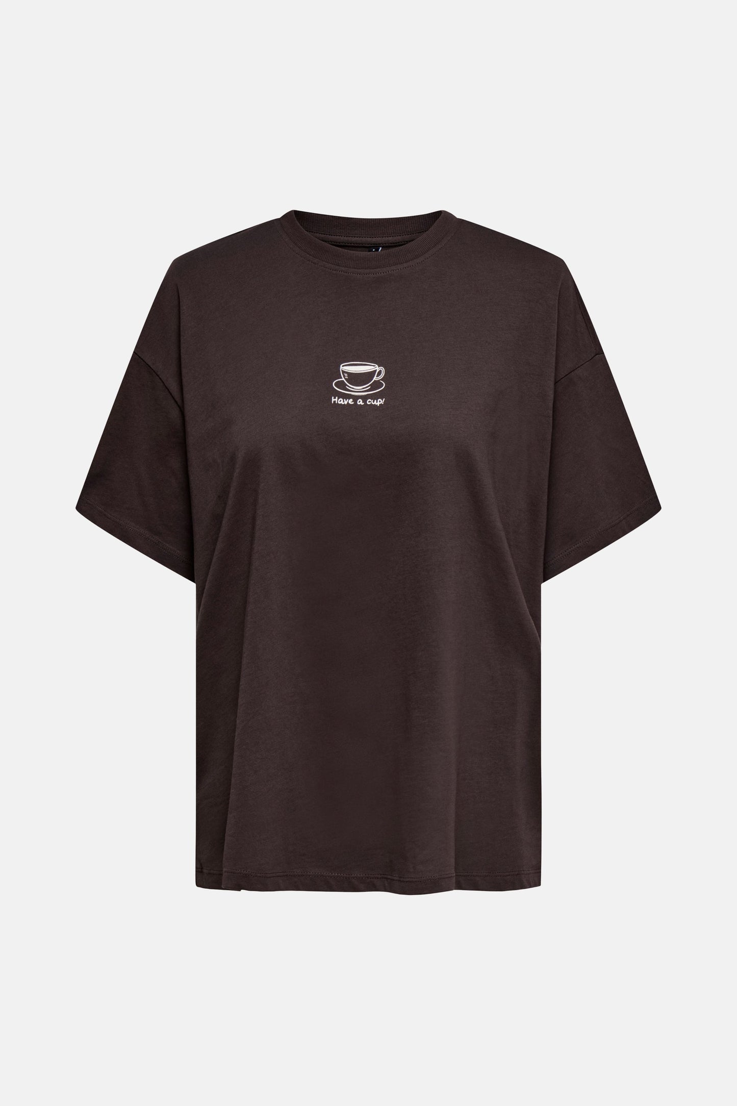 ONLY® Korte Mouwen T-shirt in Bruin
