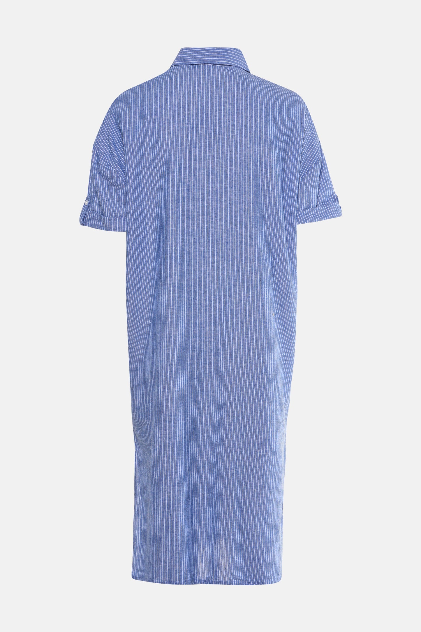 Korte Mouwen Blauw Jurkje