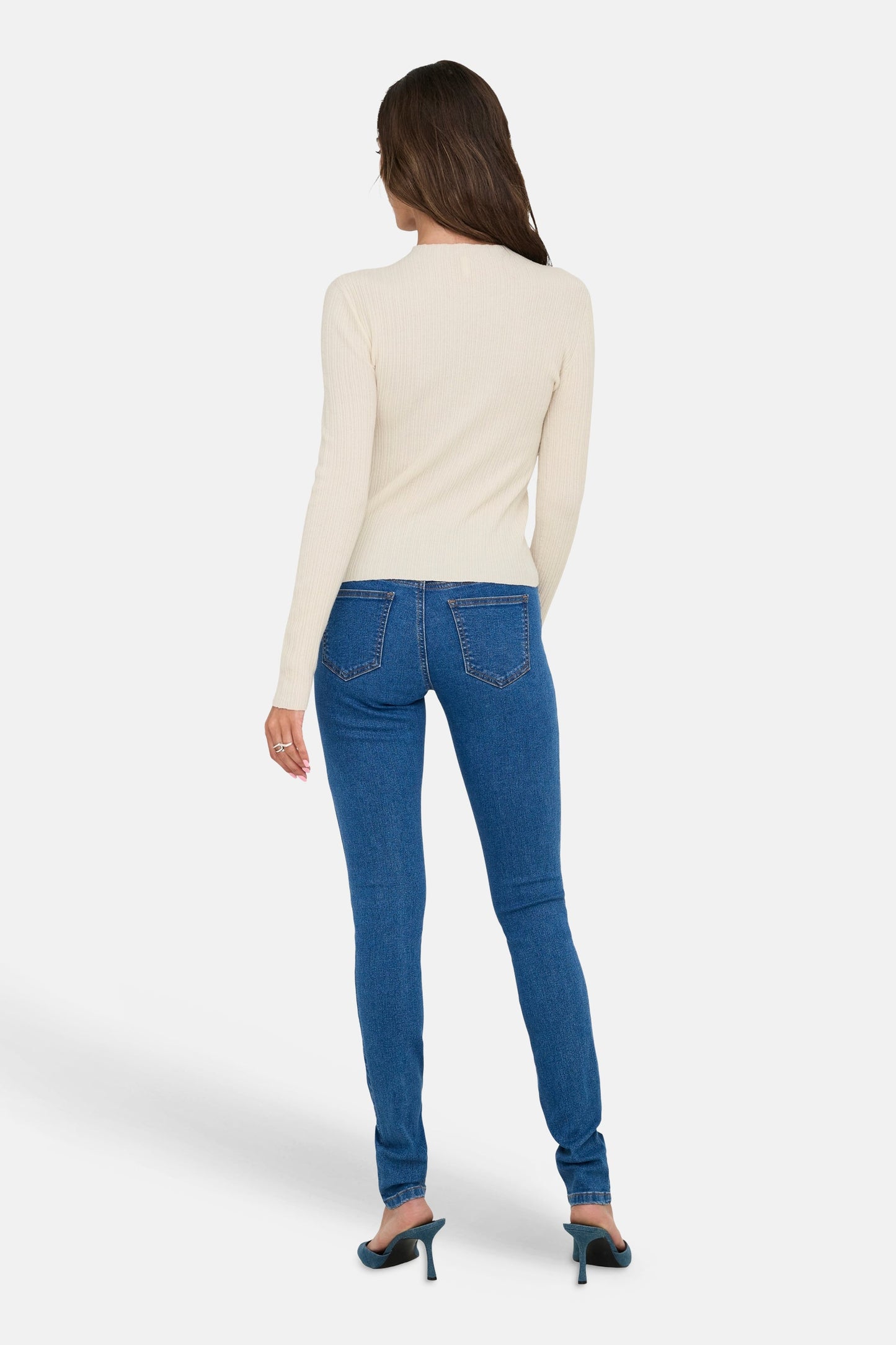 Trui met ronde hals ecru - ONLY®