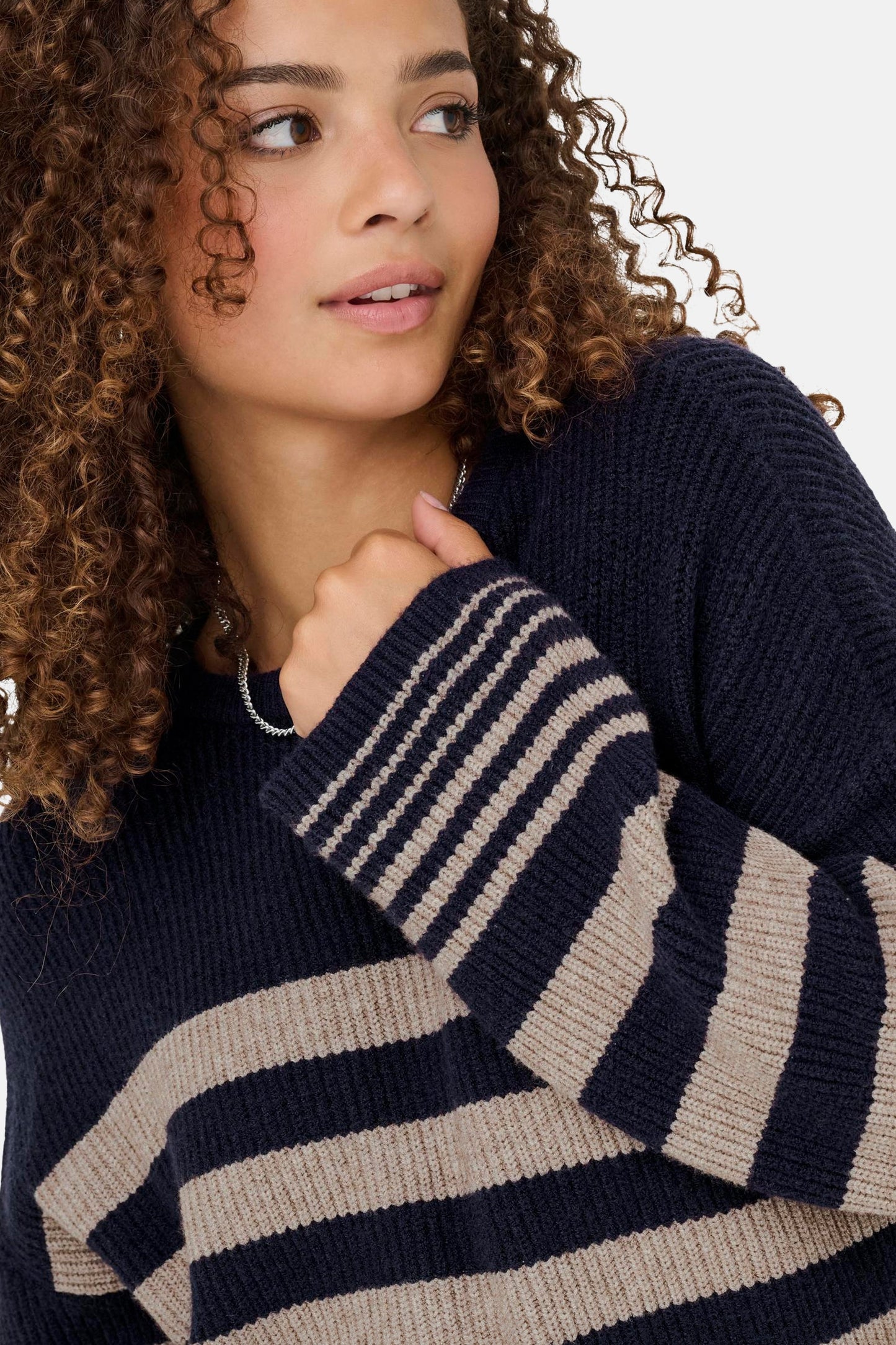 Trui met ronde hals blauw - ONLY®