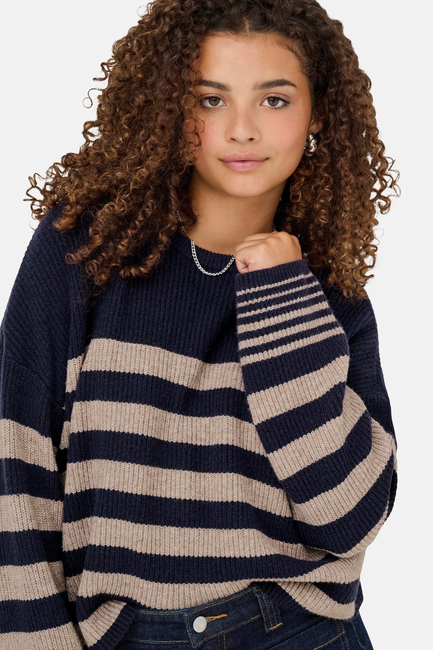 Trui met ronde hals blauw - ONLY®