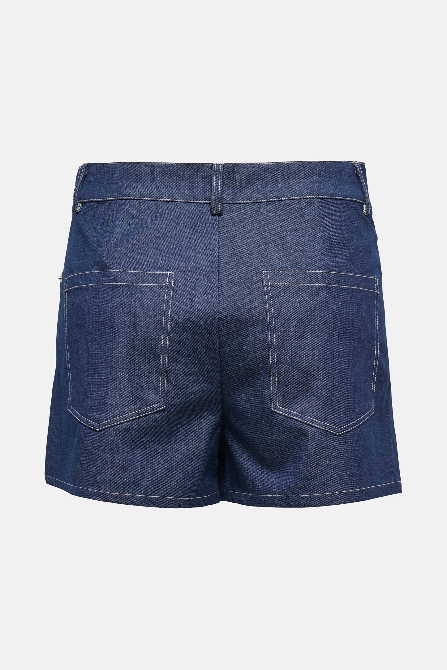 Donkerblauwe Denim Skort