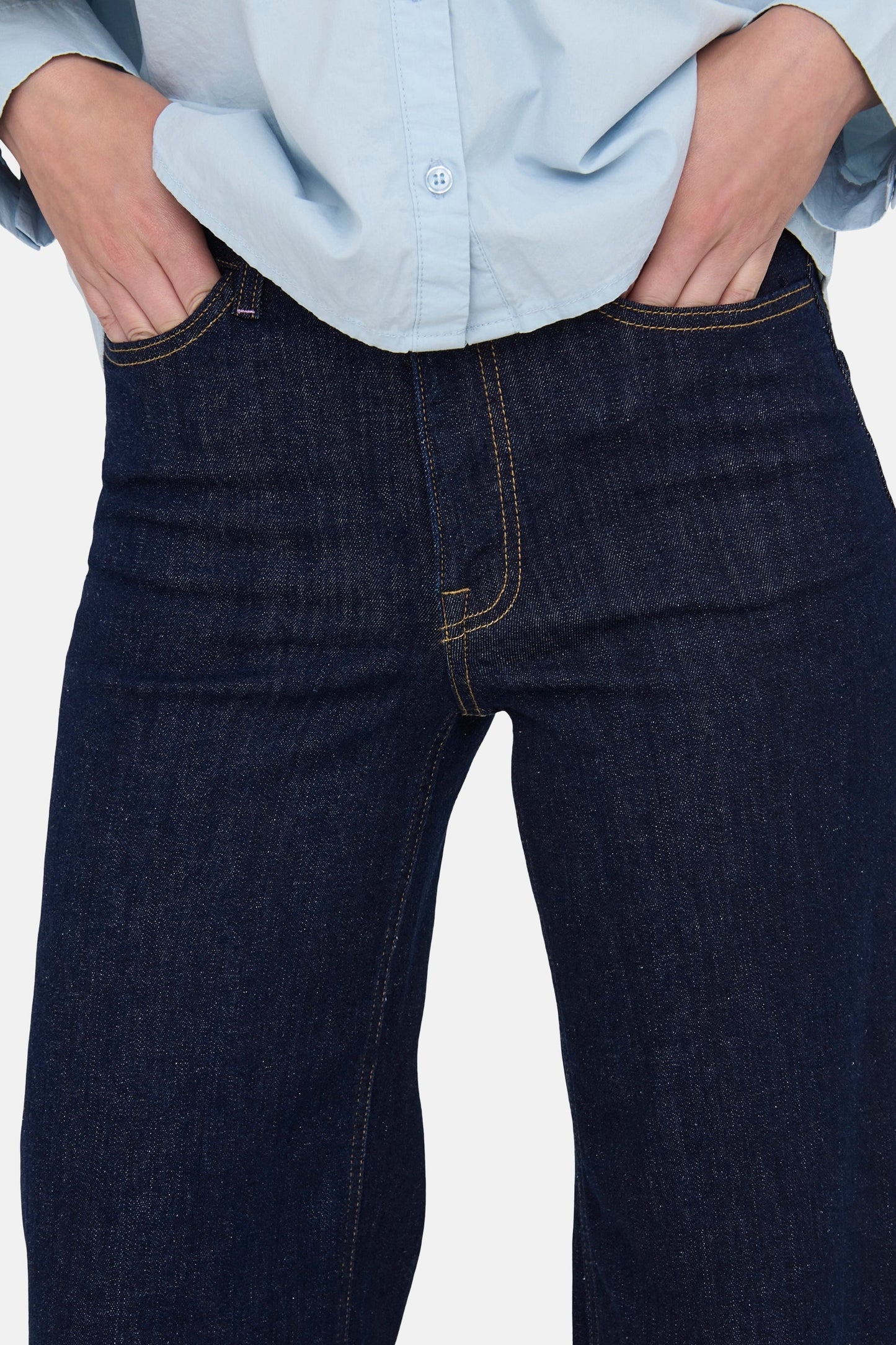 FELINAFINA - Donkerblauwe Denim Jeans