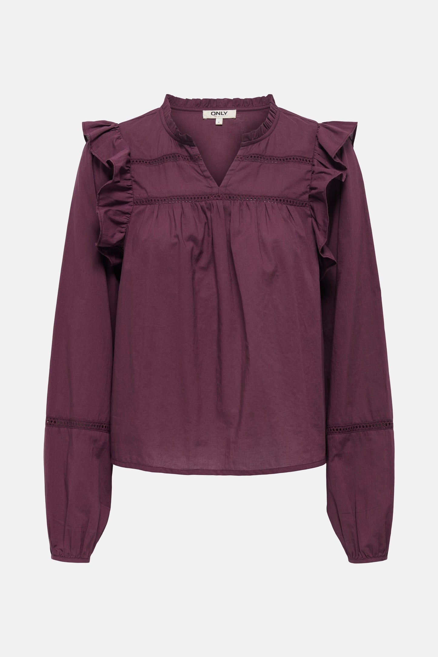 Lange Mouwen Blouse - Bordeaux