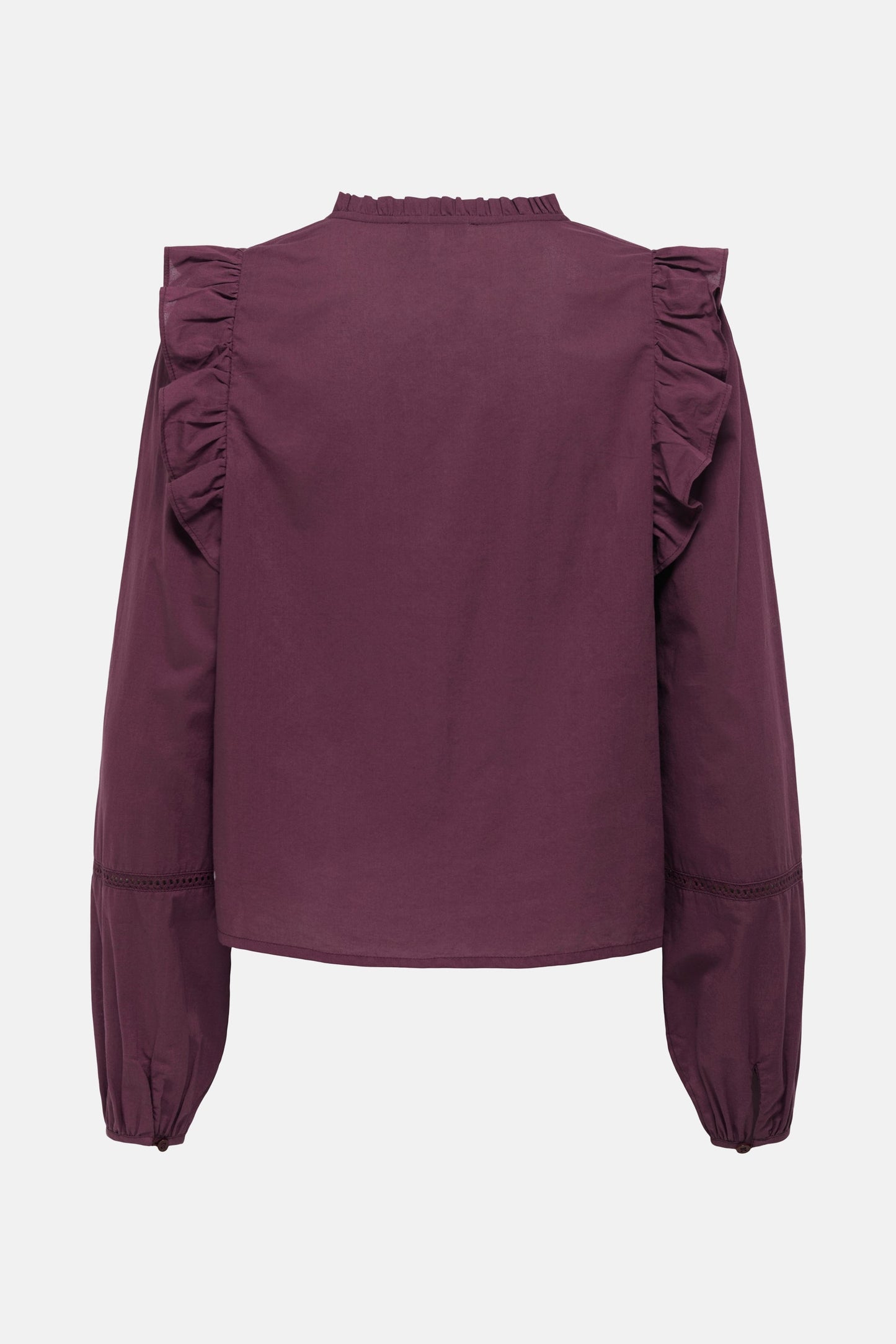 Lange Mouwen Blouse - Bordeaux