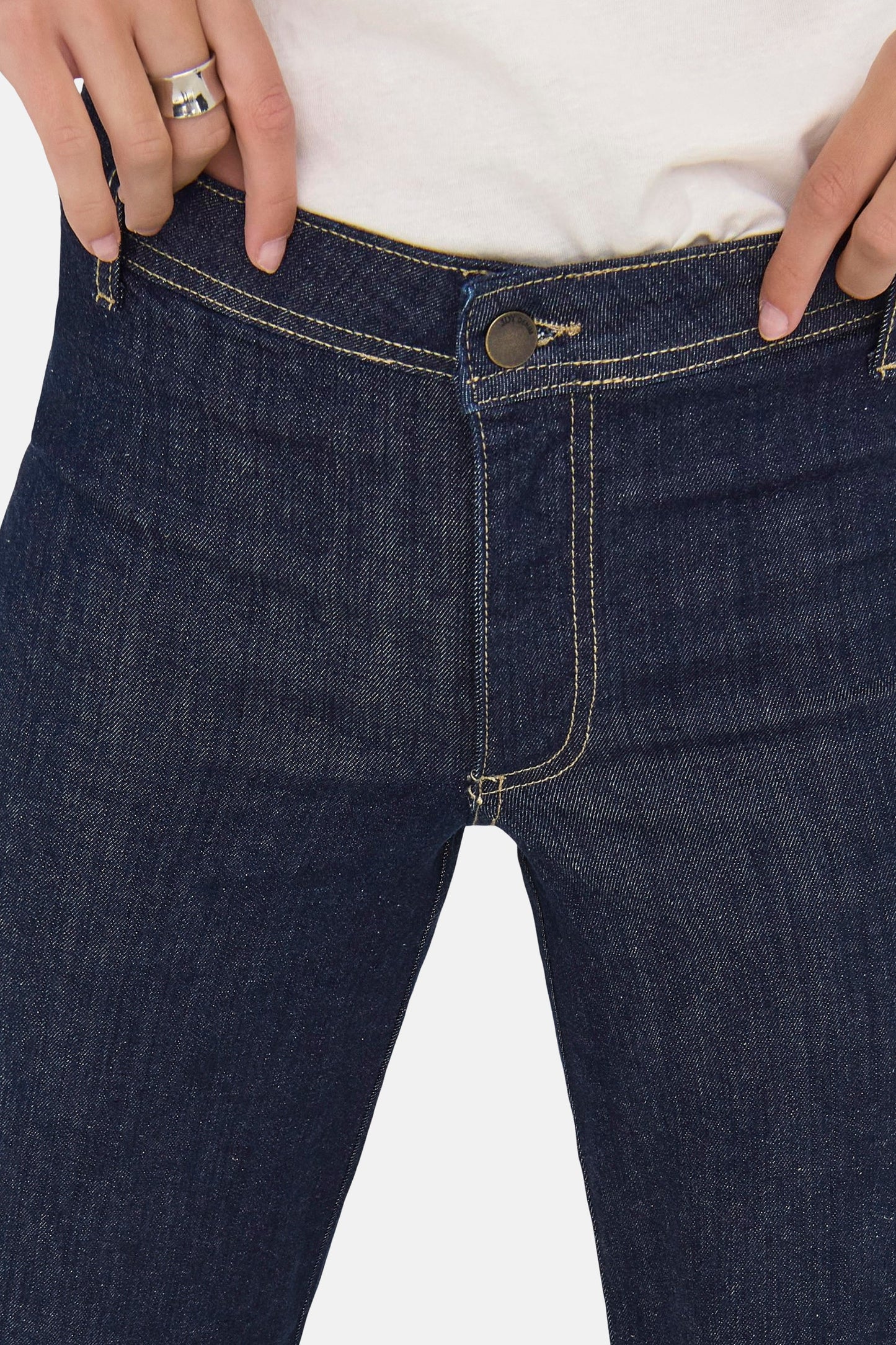 Rechtaf jeans donkerblauwe denim - JDY