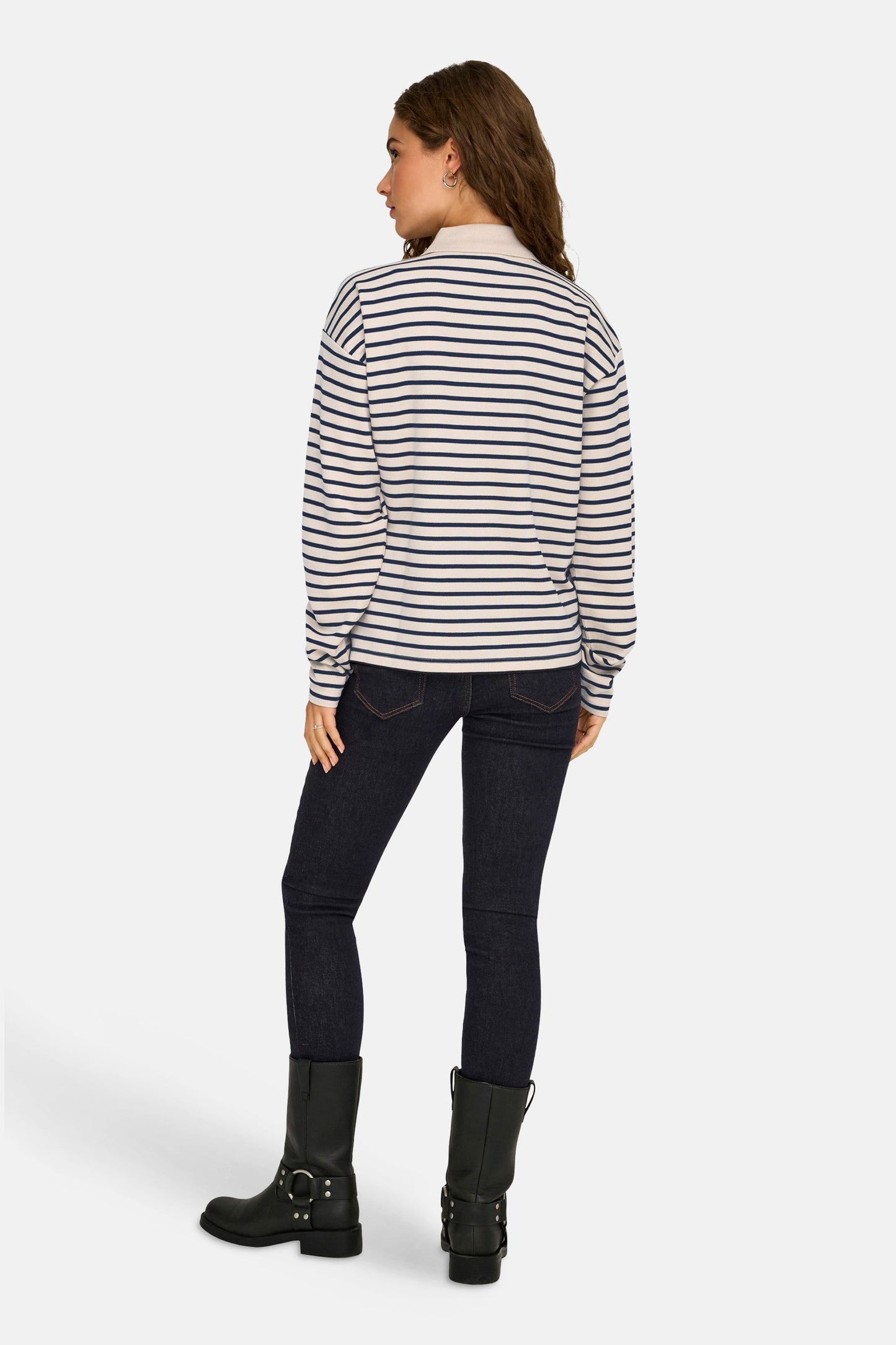 Polo's (lange mouwen) ecru - JDY