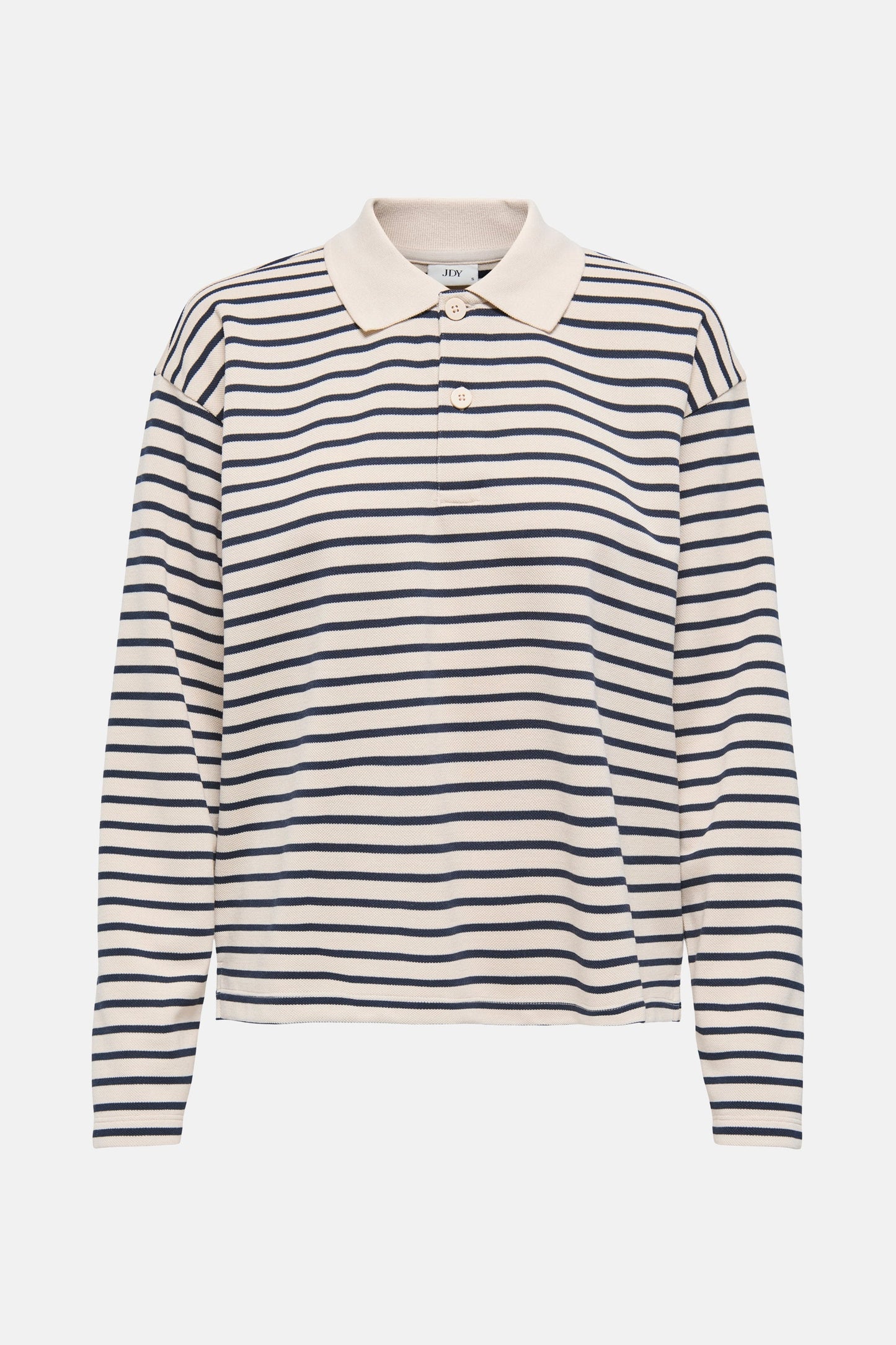 Polo's (lange mouwen) ecru - JDY