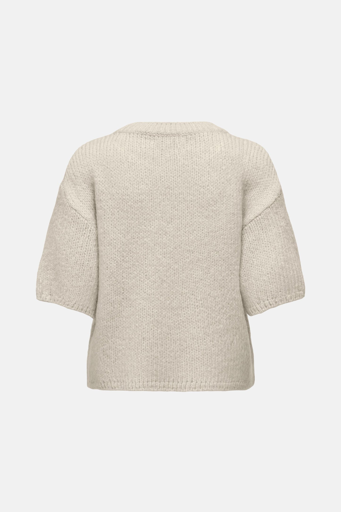 Ecru Ronde Hals Pullover