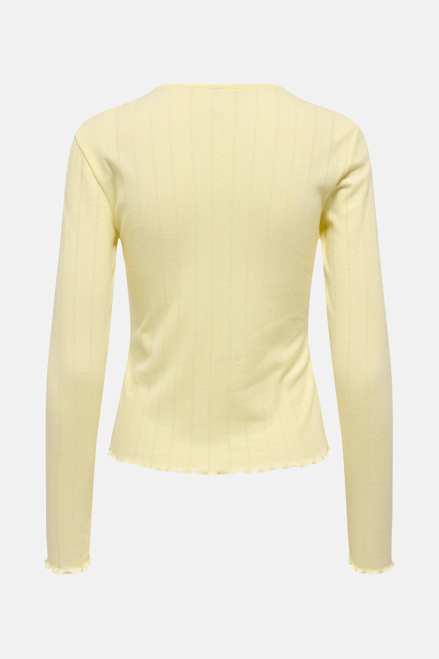 Geel T-shirt met Lange Mouwen