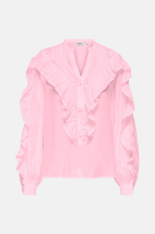 Blouse (lange mouwen) roze - ONLY®