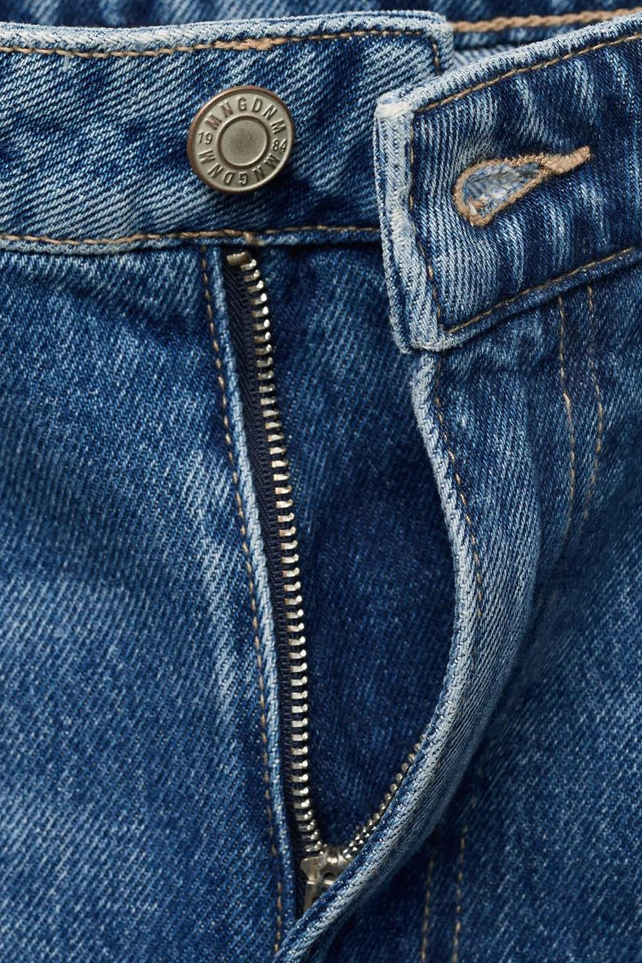 Mid-Blue Denim Jeans