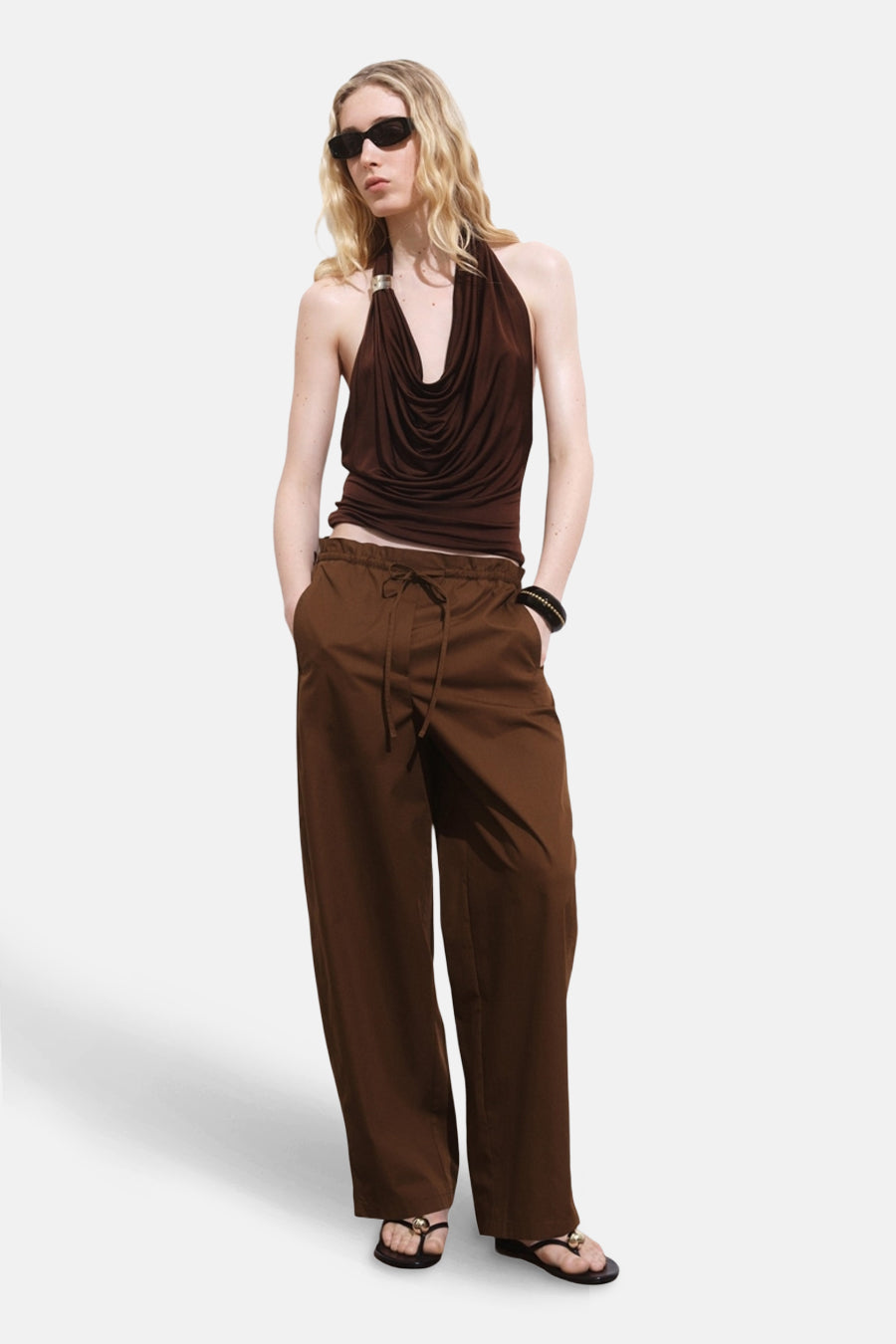Bruine Broek - MANGO