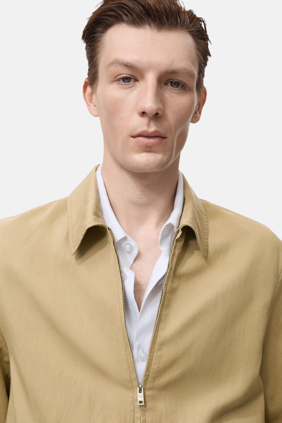 Beige Korte Jas