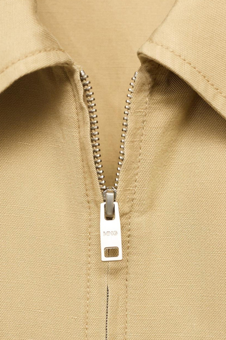 Beige Korte Jas