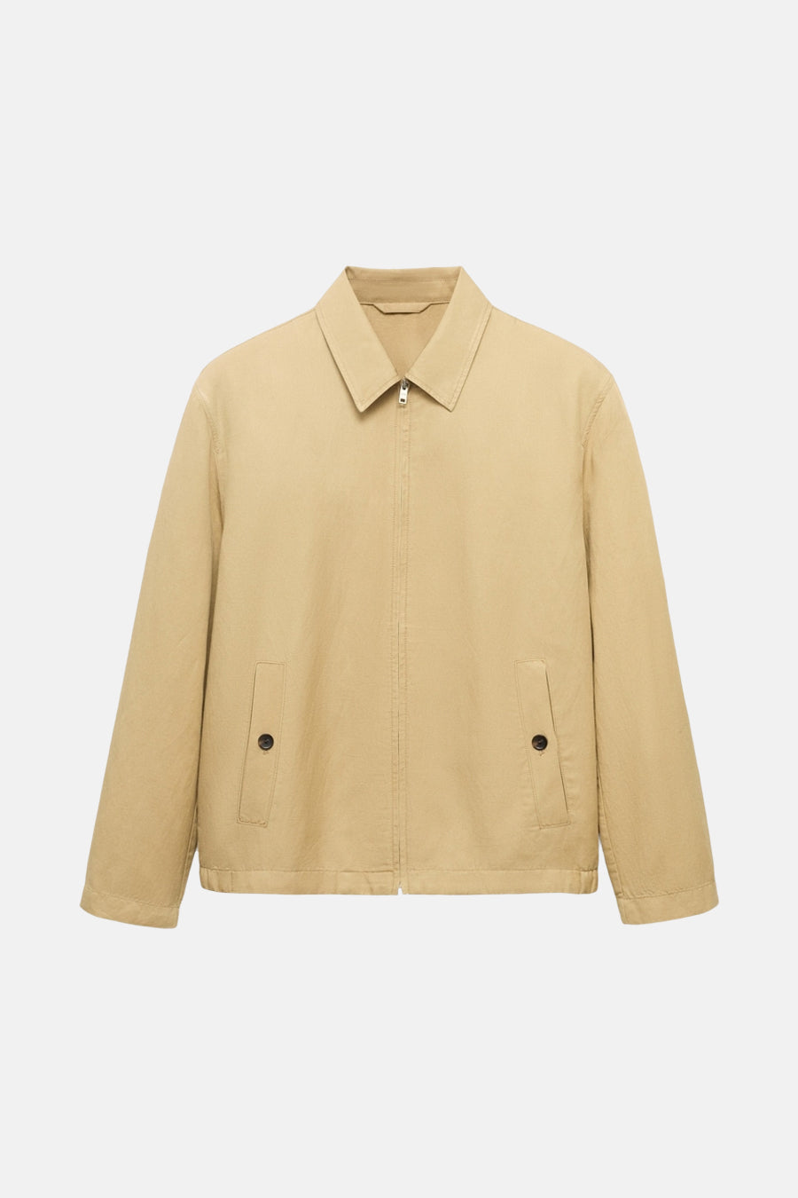 Beige Korte Jas