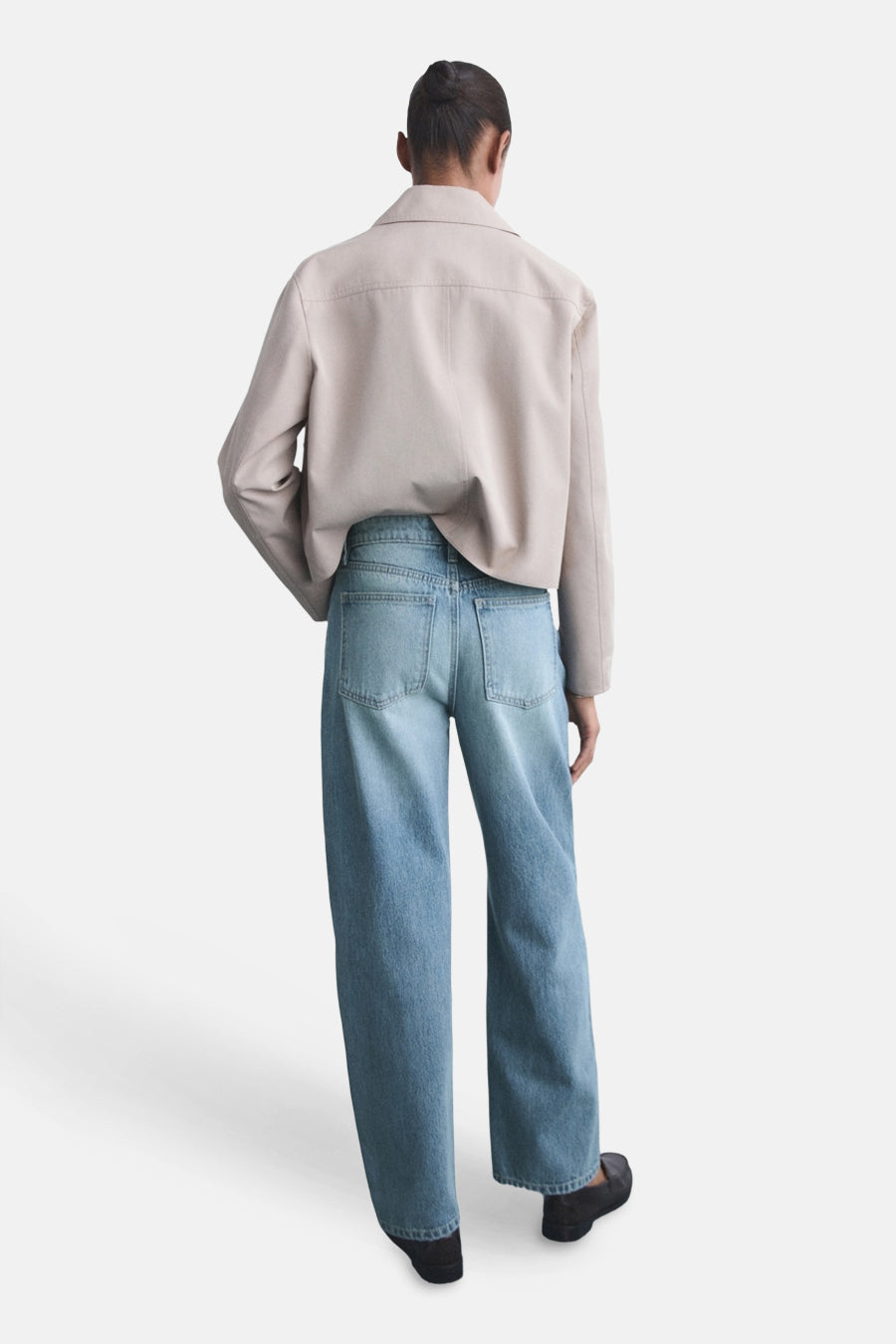 Jeans speciale pasvorm lichtblauwe denim - MANGO