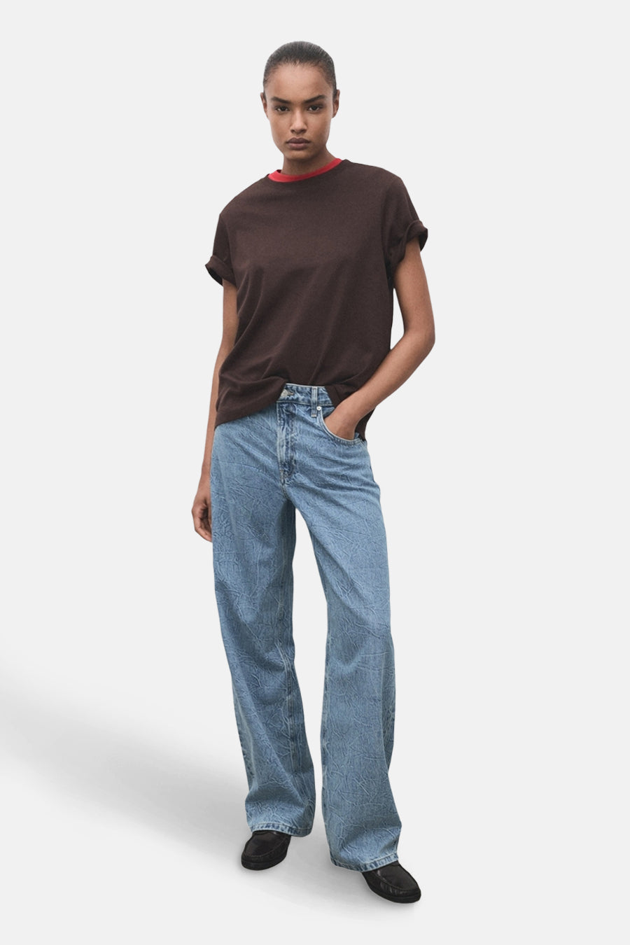 DAVINA - Lichtblauwe Denim