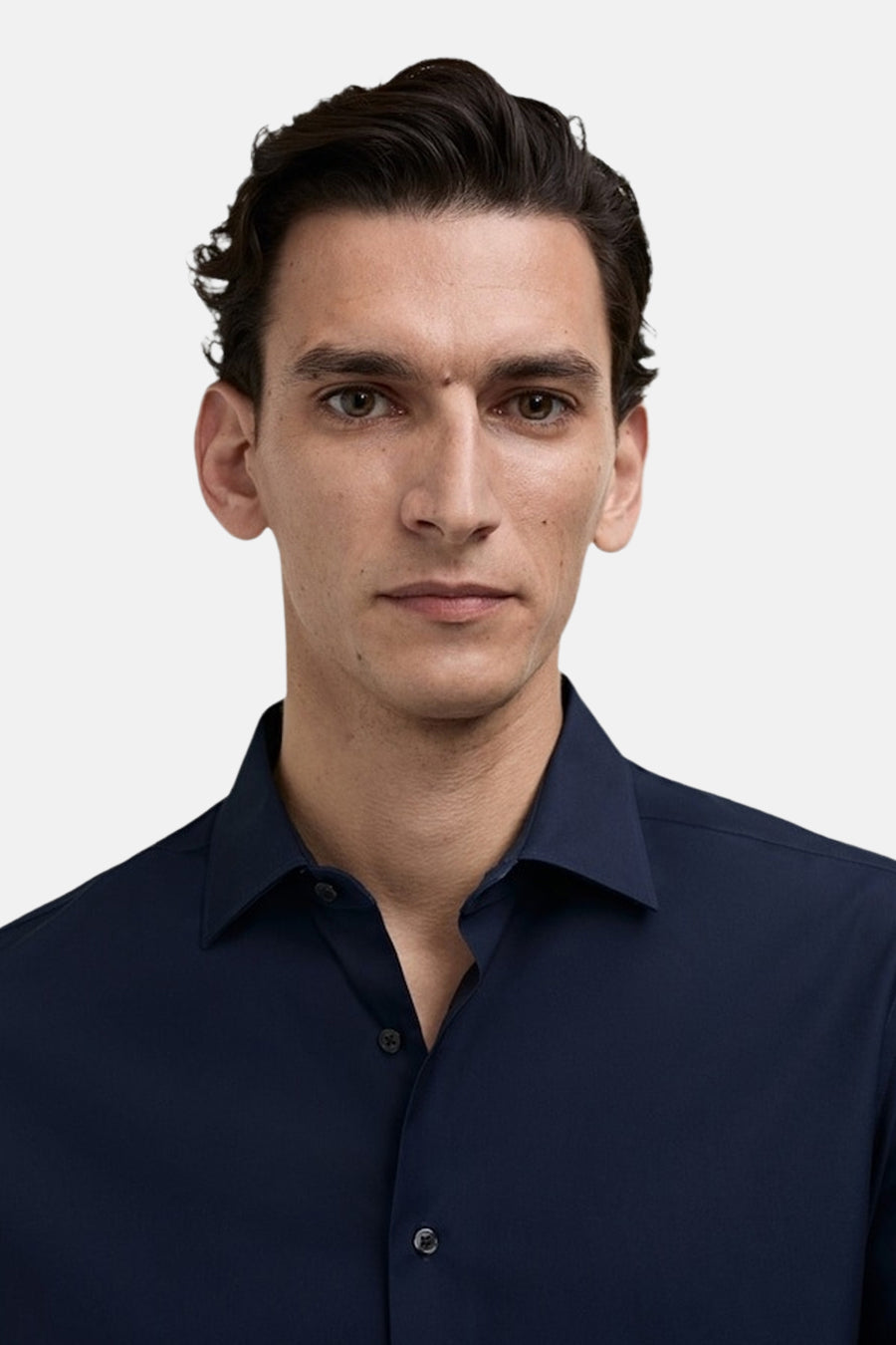 Lange Ärmeln Hemd in Blau - MANGO