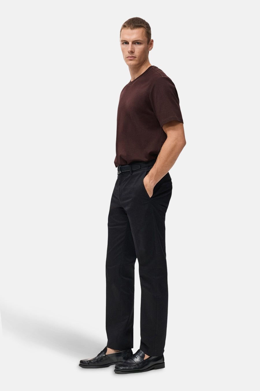 T-shirt (korte mouwen) bordeaux - MANGO