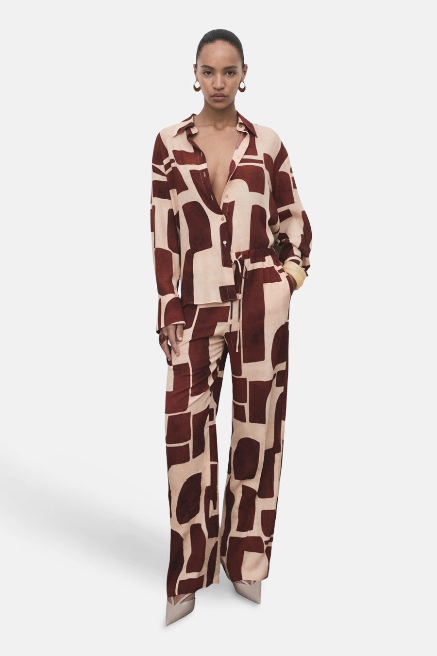 Multicolor Pants - MANGO
