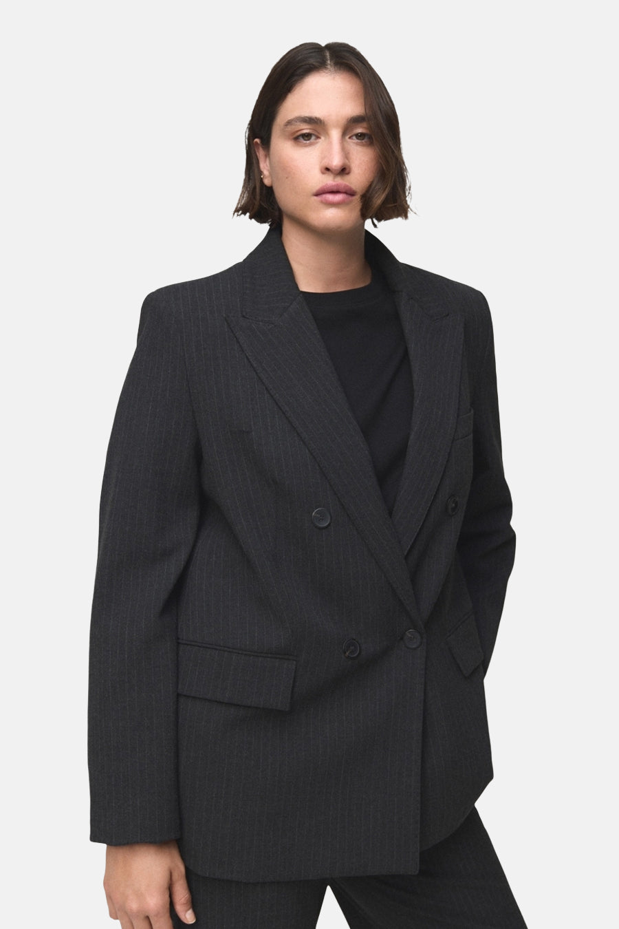 Grijze Blazer - MANGO