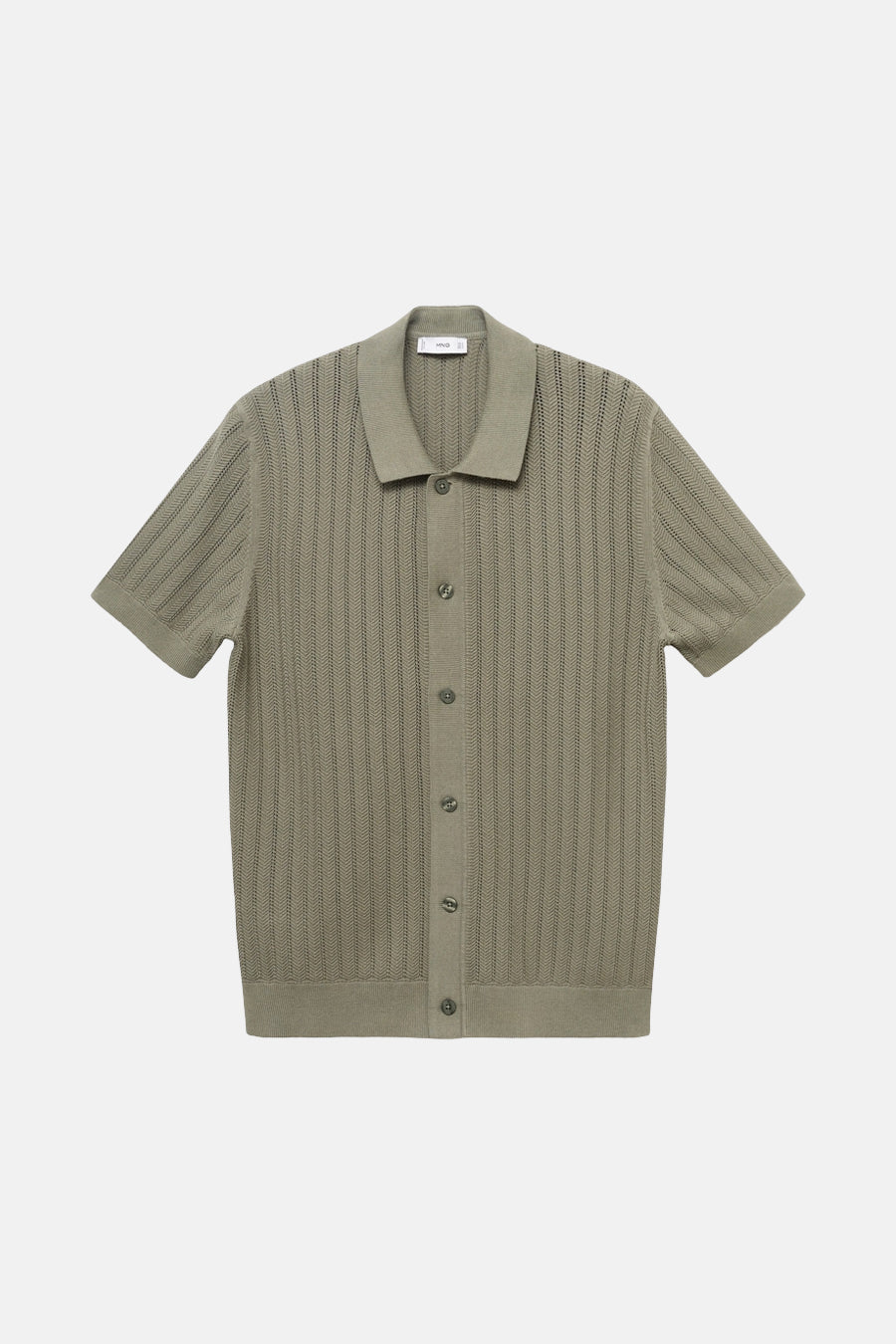 Korte Mouwen Shirt - Kaki