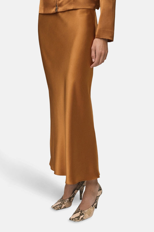 Bruine Lange Rok