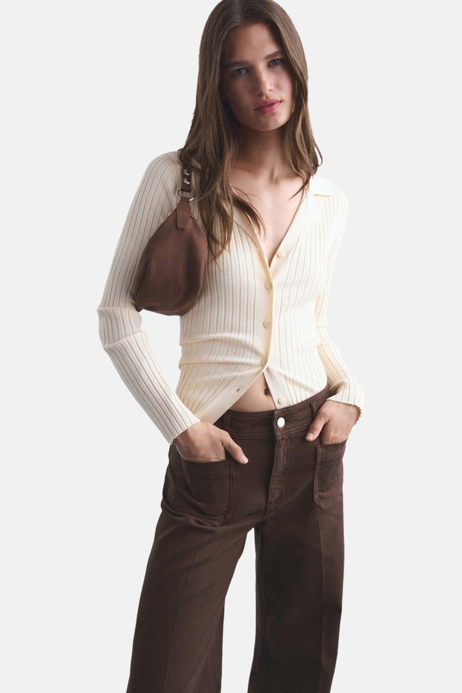 Kleurige Bruine Jeans