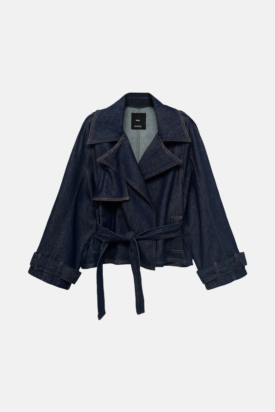 Jas - Donkerblauwe Denim Jacket