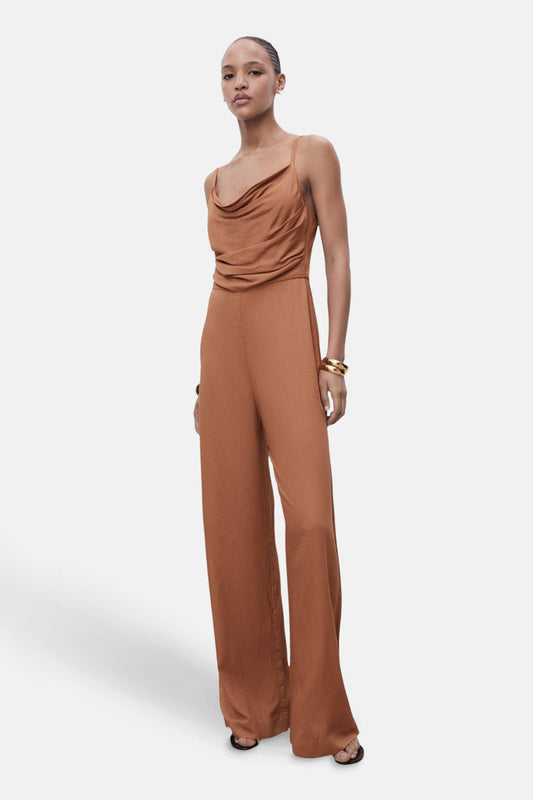 Brown Jumpsuit