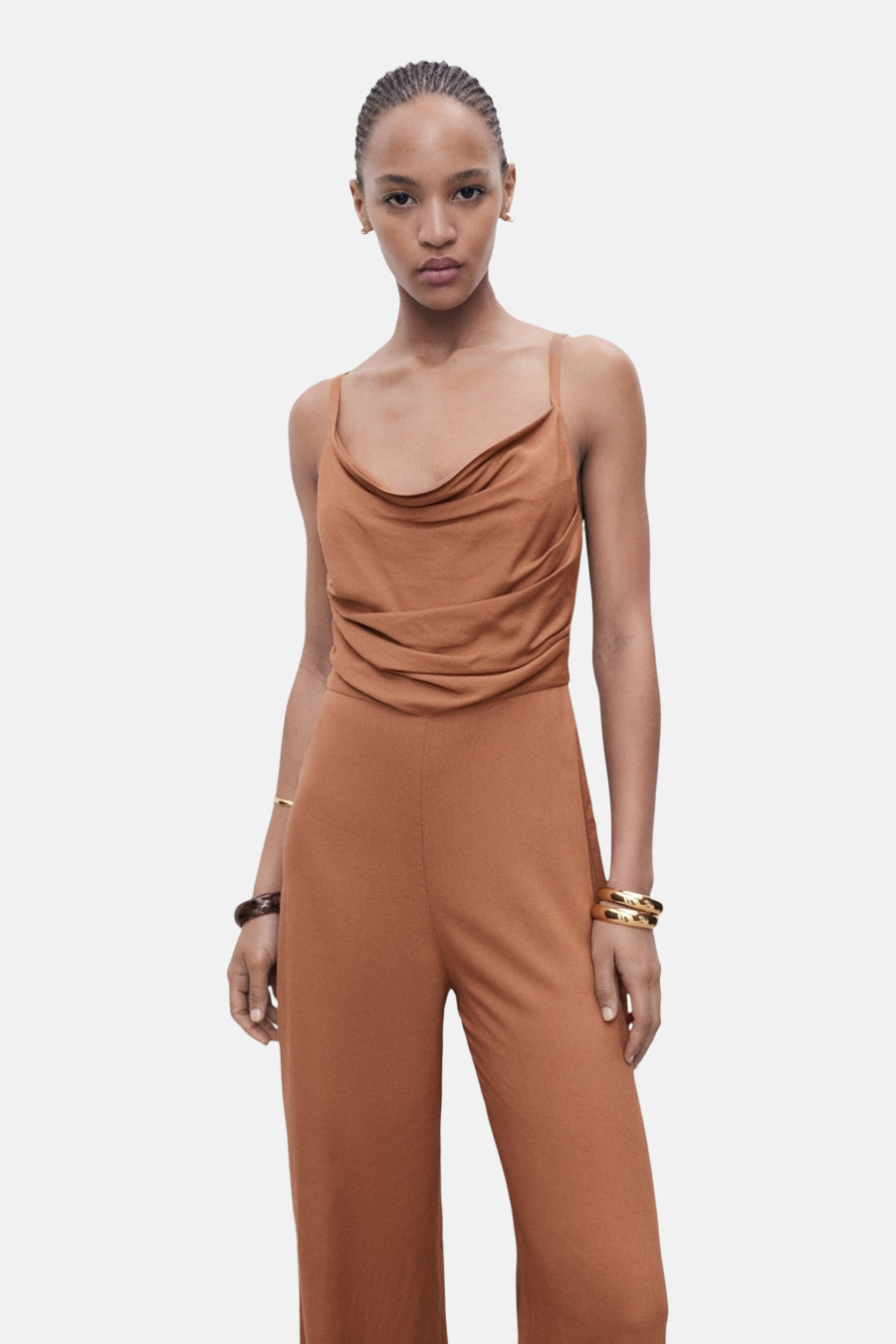 Brown Jumpsuit