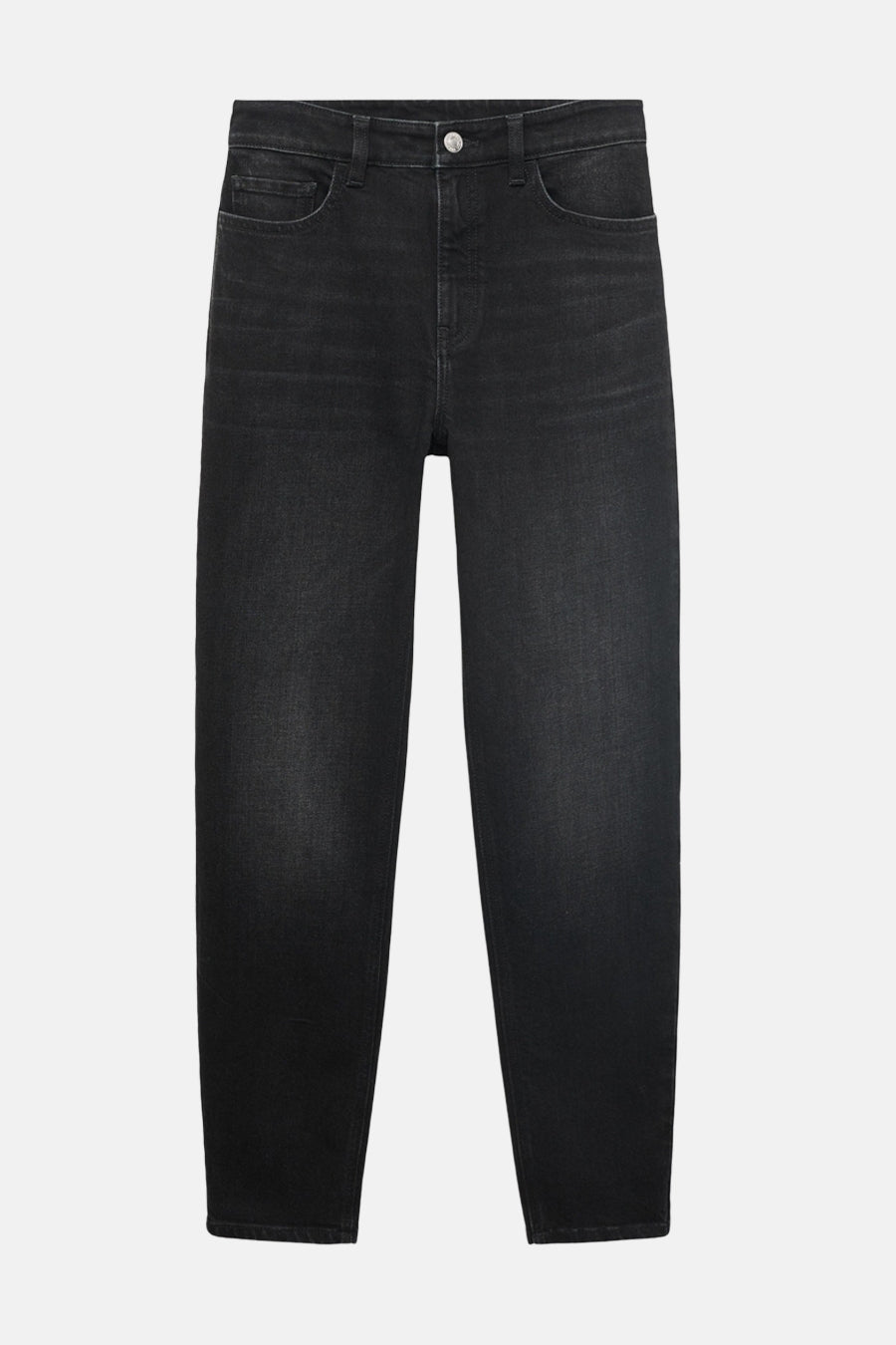 NEWMOM - Donkergrijze Denim Jeans