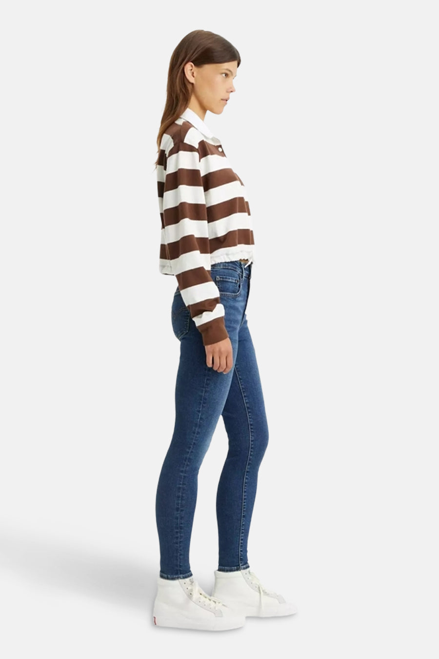 Levi's® Donkerblauwe Denim Skinny Jeans
